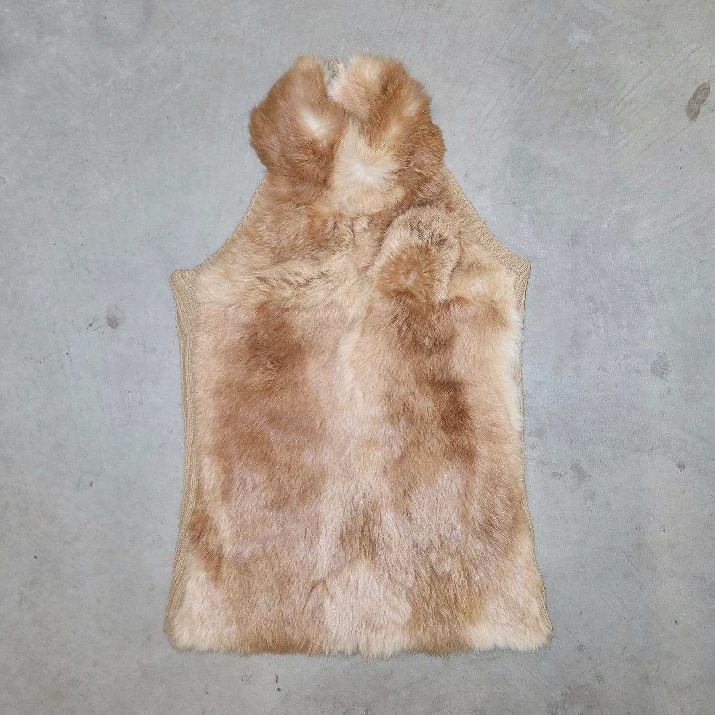 Vintage Rabbit Fur Halter Neck