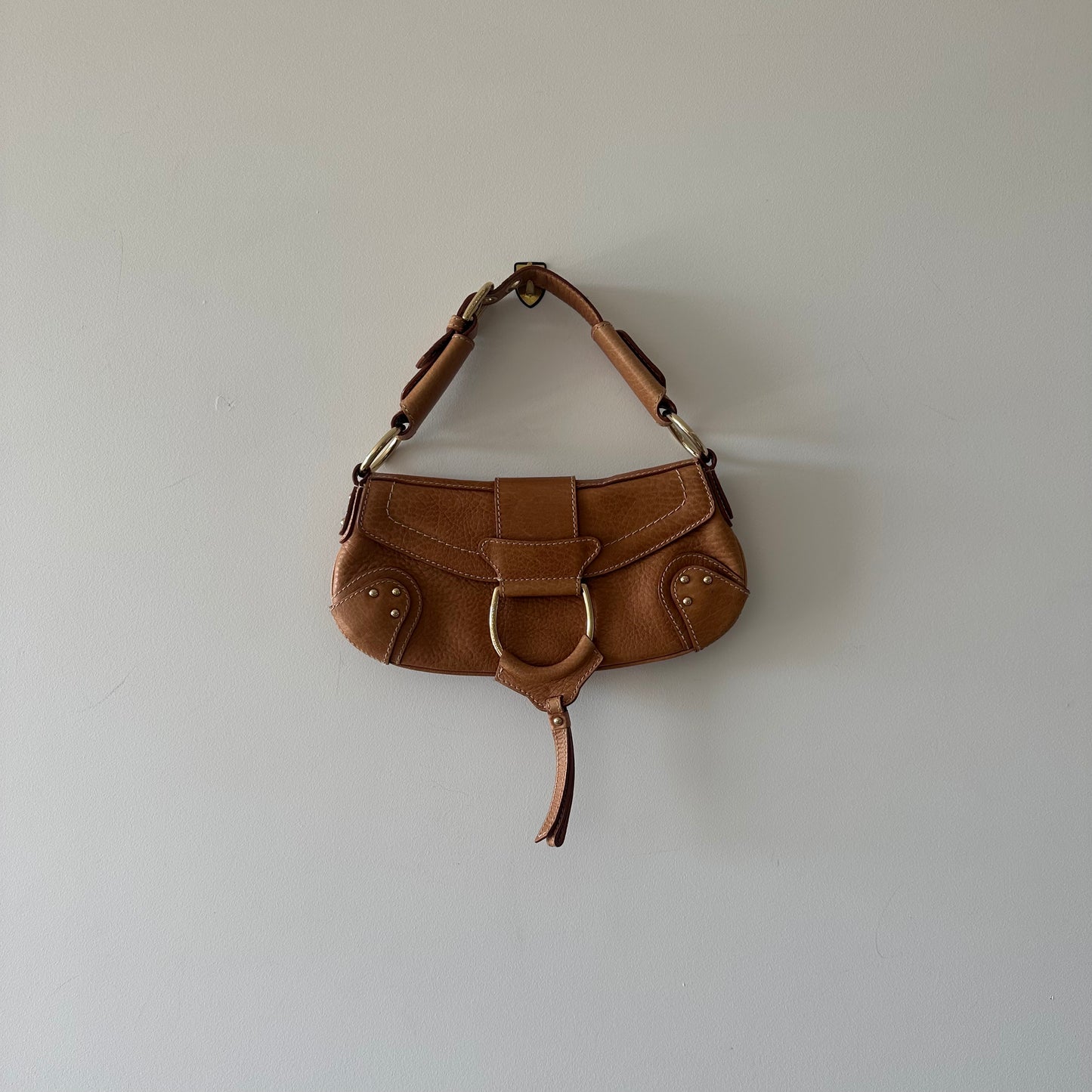 Dolce & Gabbana Classic Tan Leather Shoulder Bag