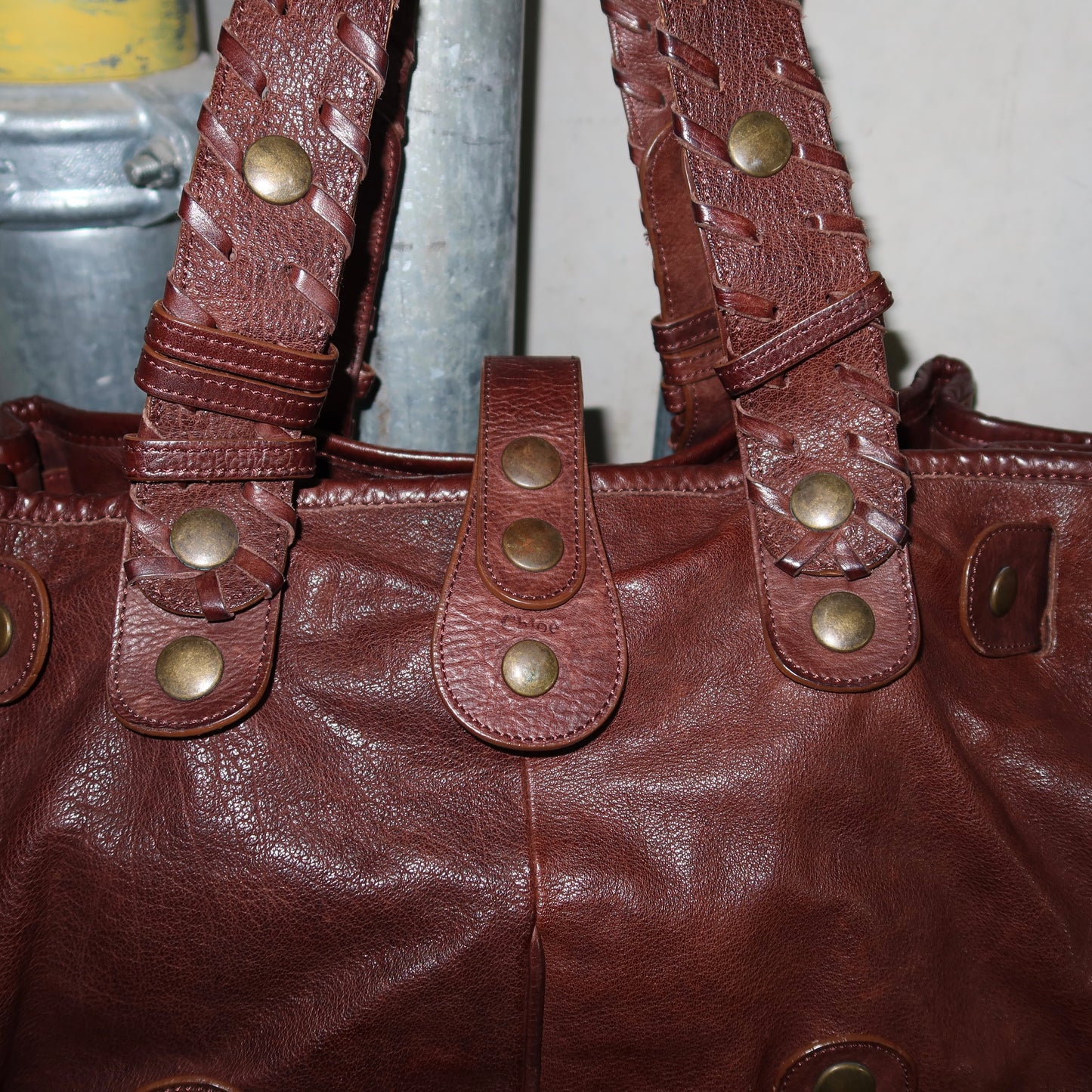 Chloé Large Brown Leather Silverado Bag