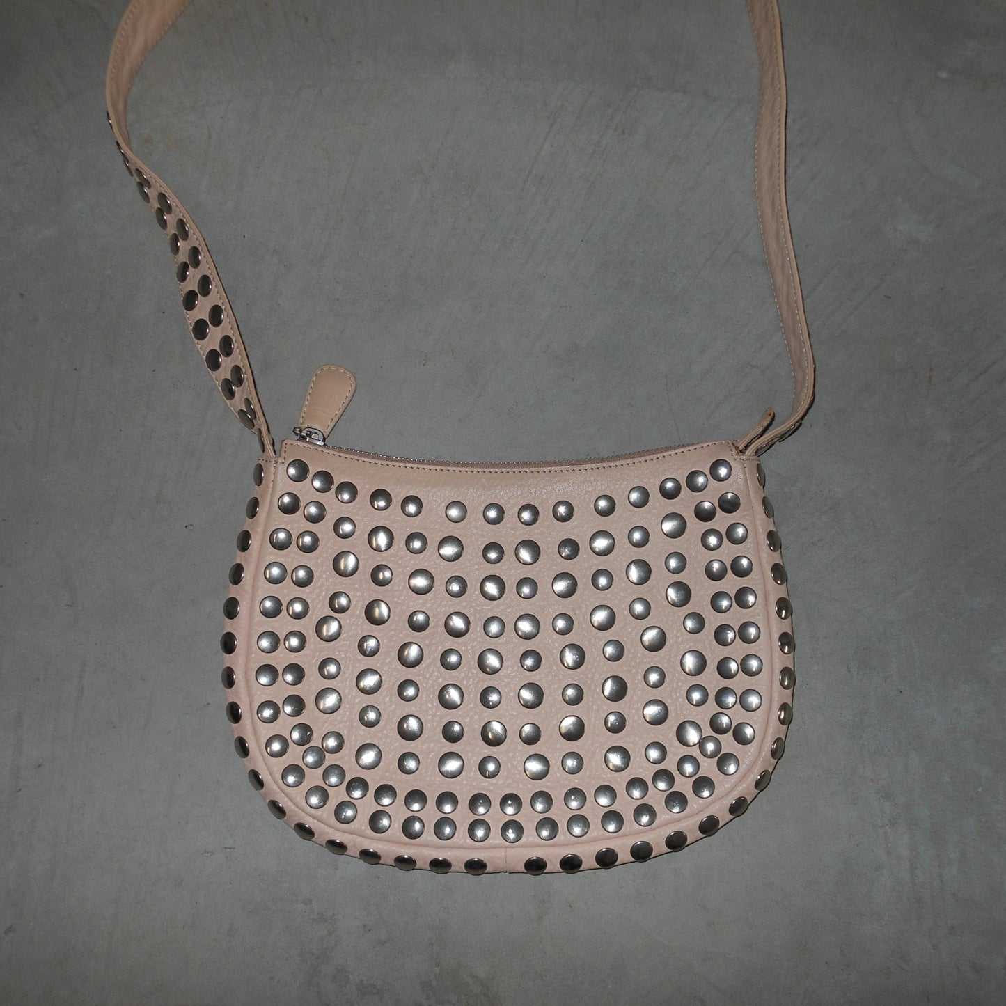 Marni Rare Baby Pink Studded Crossbody Bag