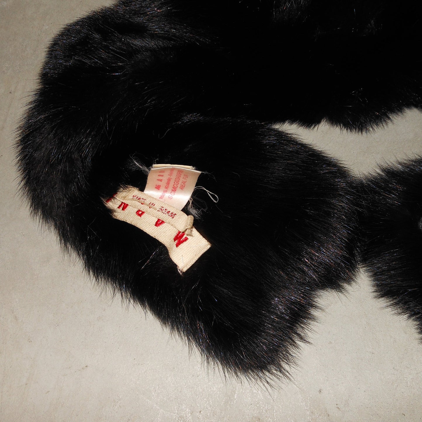 Marni AW2009 Real Fur Collar