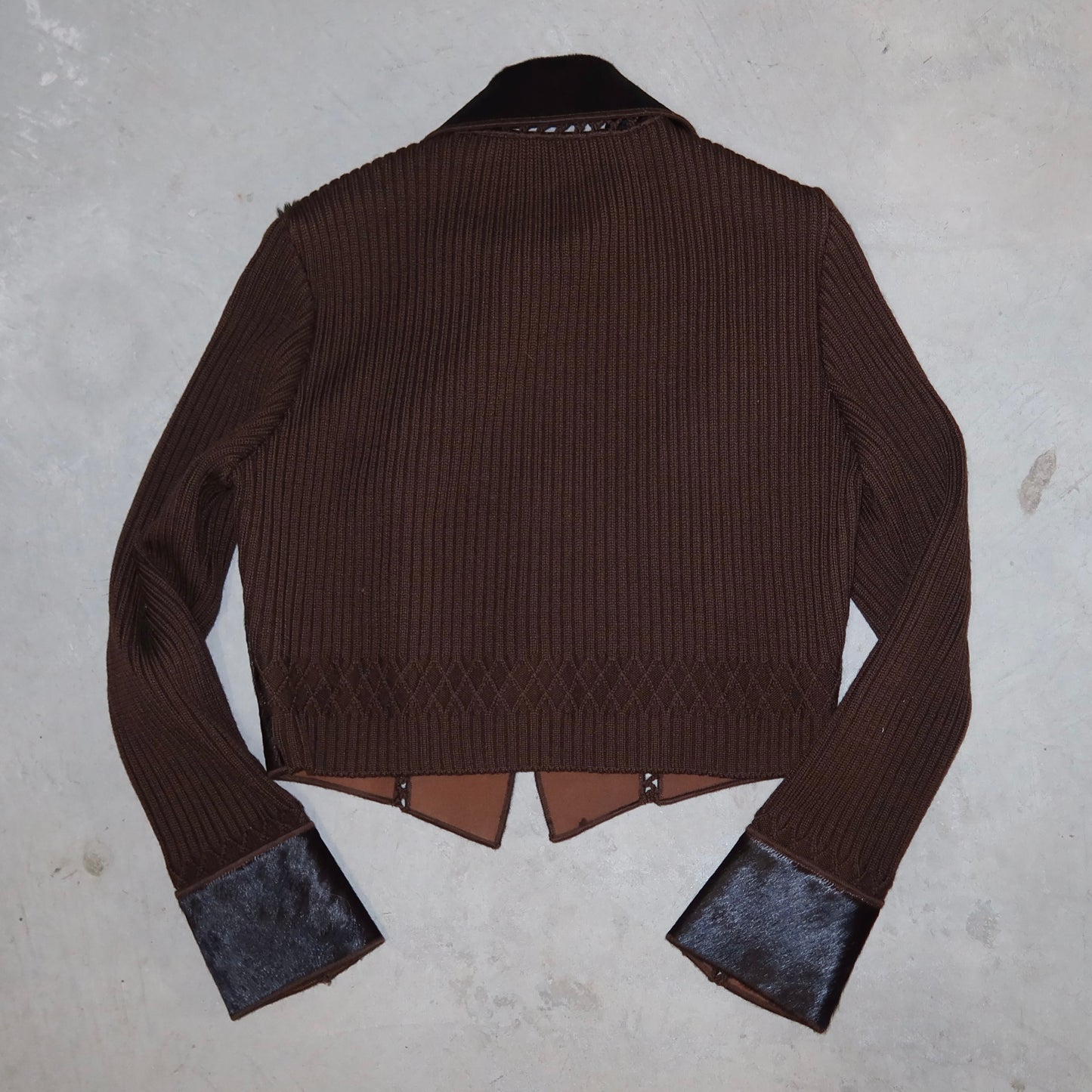 Trussardi Cowhide Panel Jacket