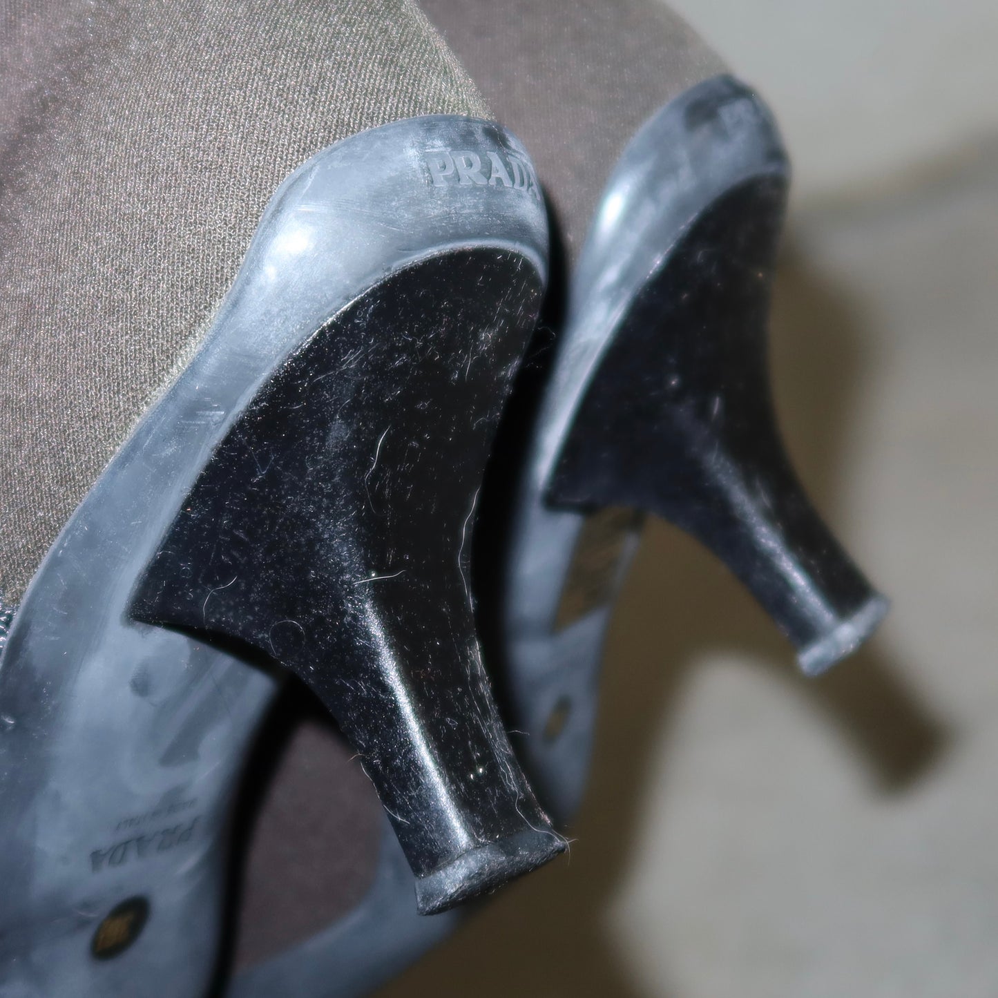 Prada Sport Brown Neoprene Boots (36)