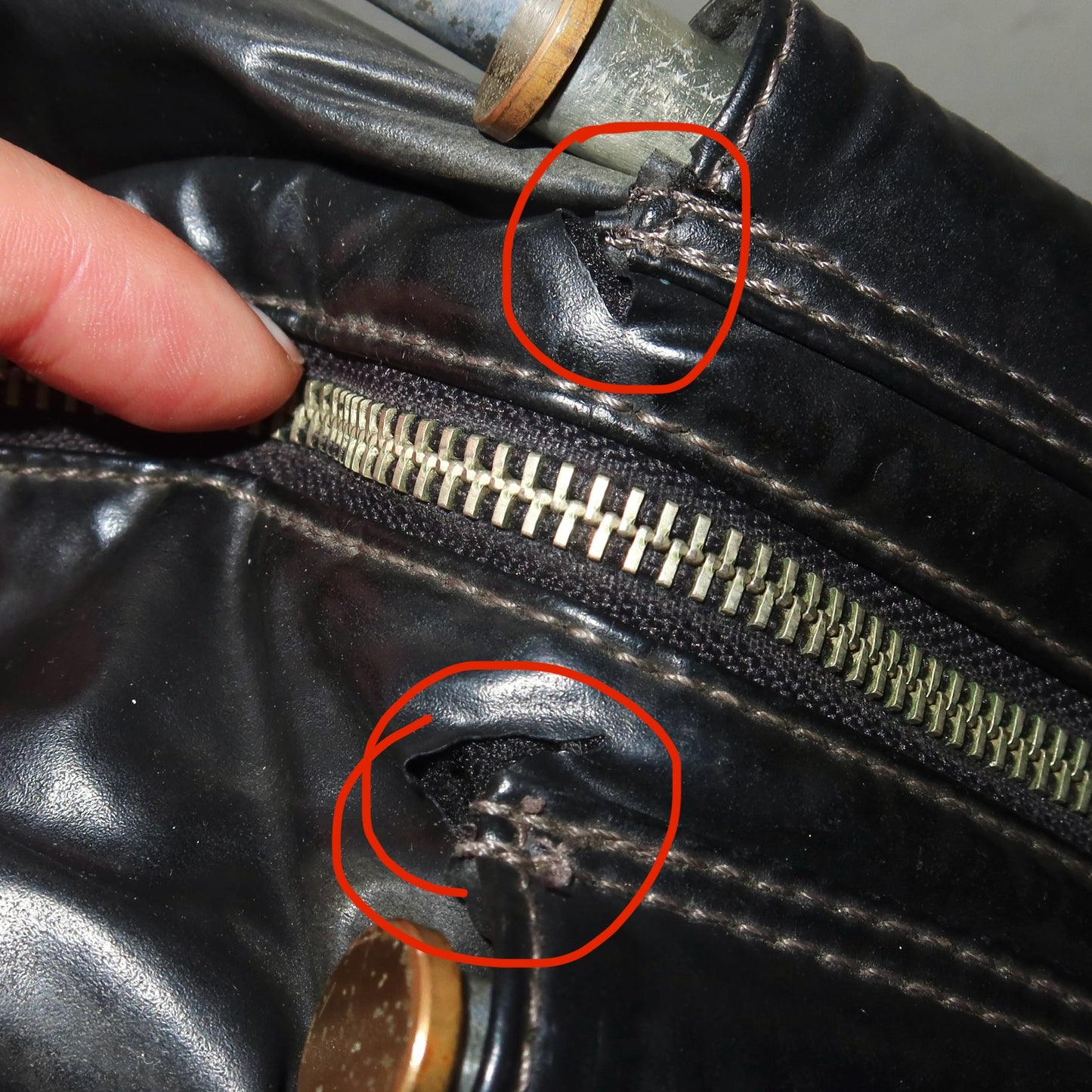 Jean Paul Gaultier Leather Briefcase