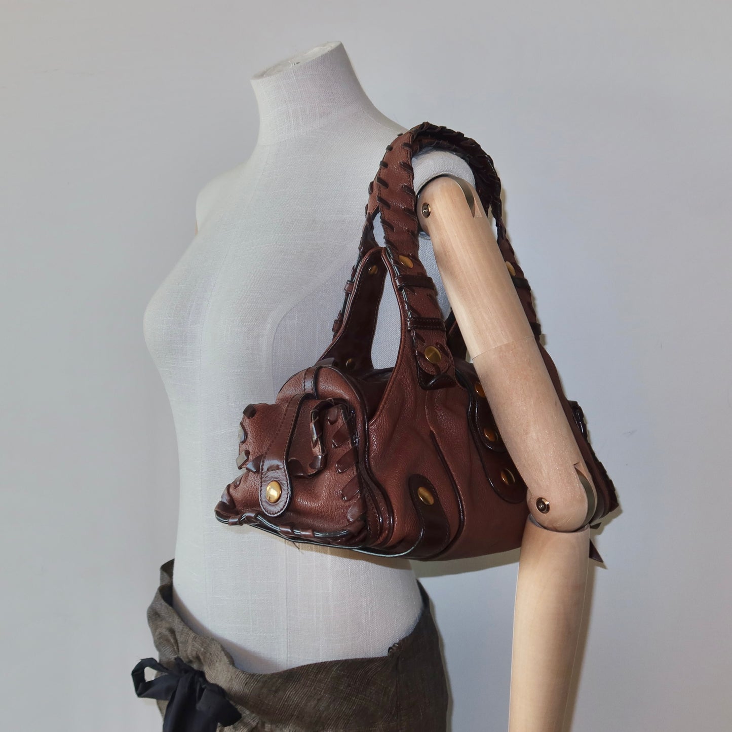 Chloé Brown Leather Silverado