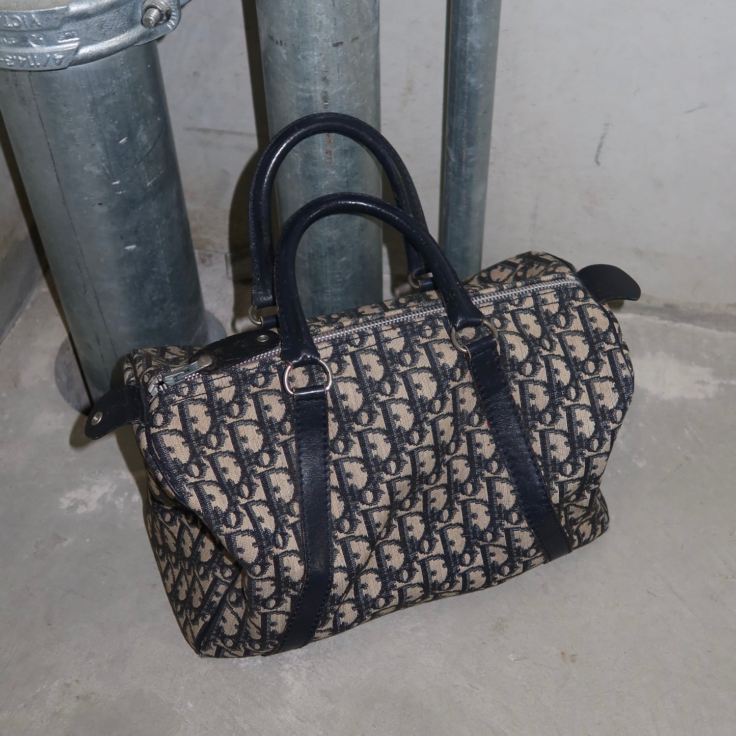 Dior Trotter Print Boston Bag