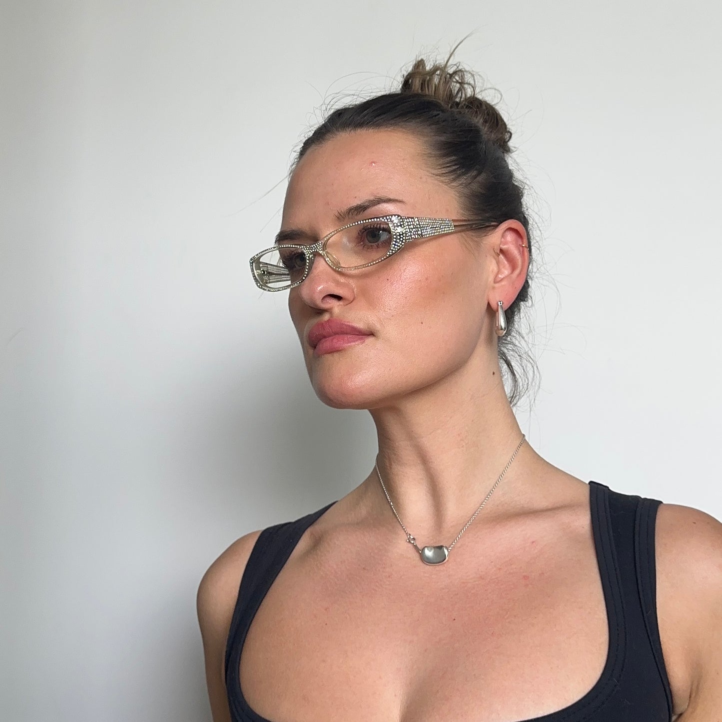 Fendi Rhinestone Glasses