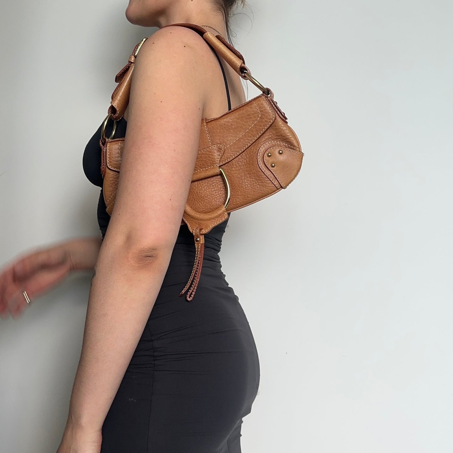 Dolce & Gabbana Classic Tan Leather Shoulder Bag