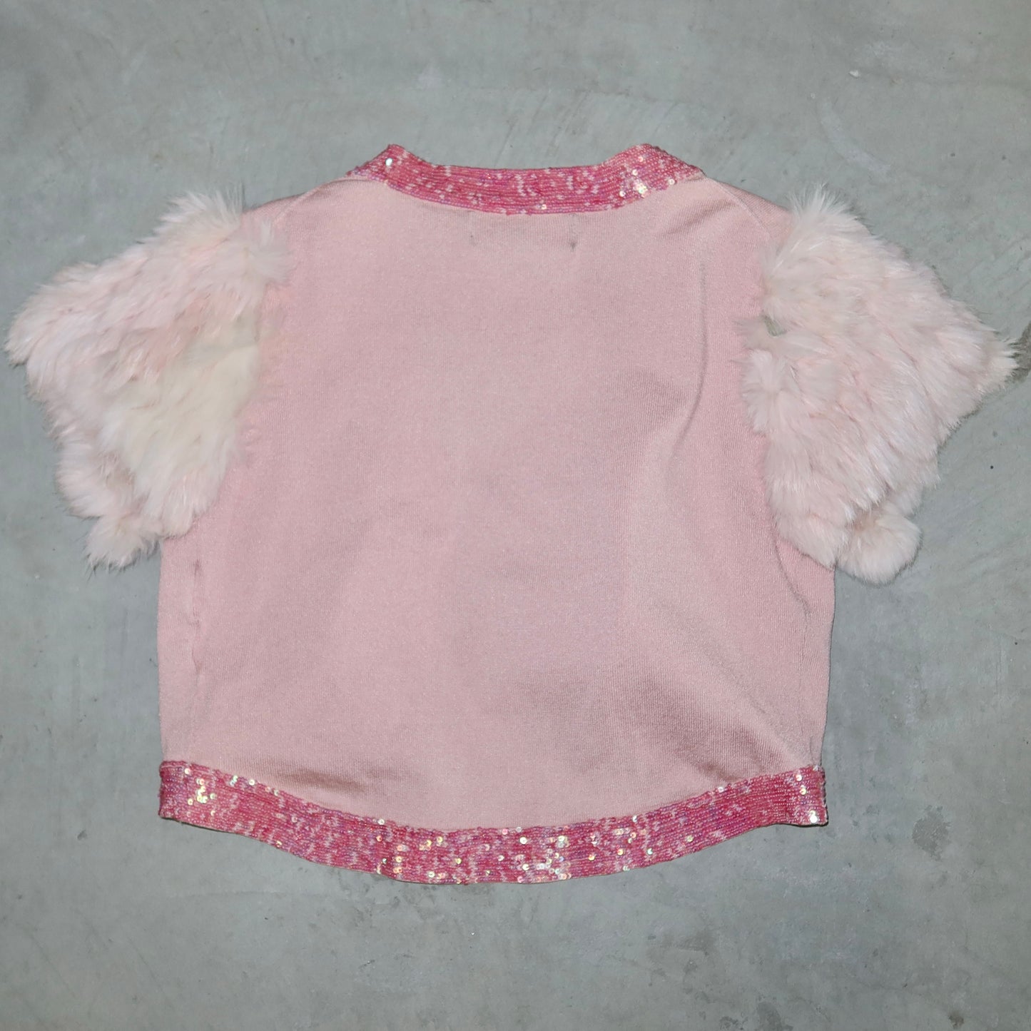 Nicole Miller Rabbit Fur Bolero
