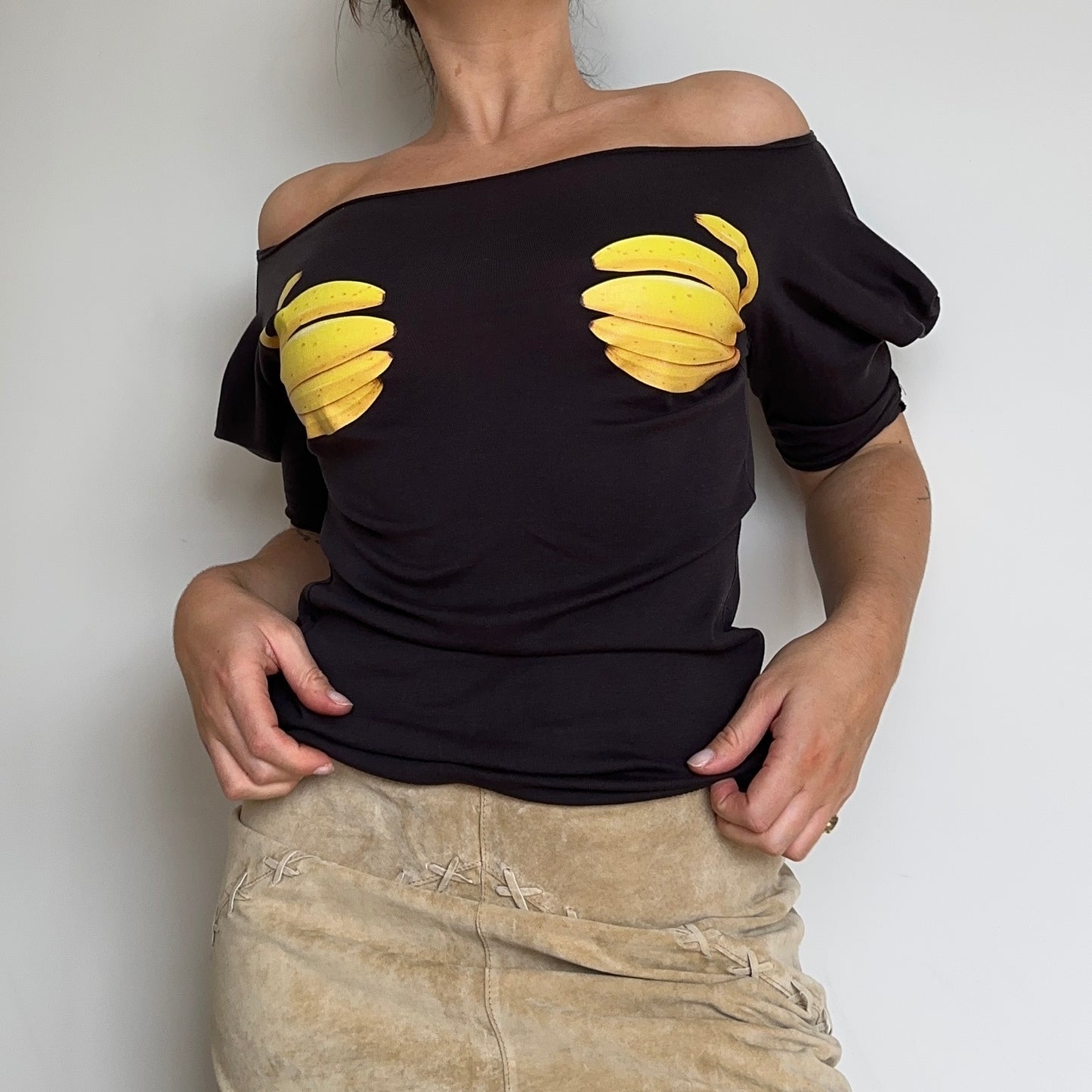 Chloé SS2001 ‘Keep Your Bananas Off My Melons’ Top