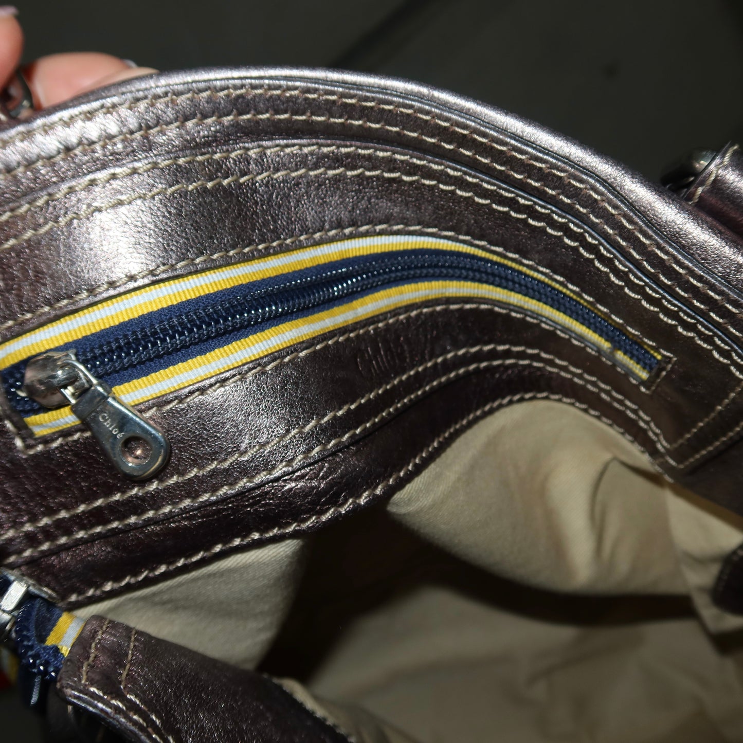 Chloé Metallic Patsy Tote