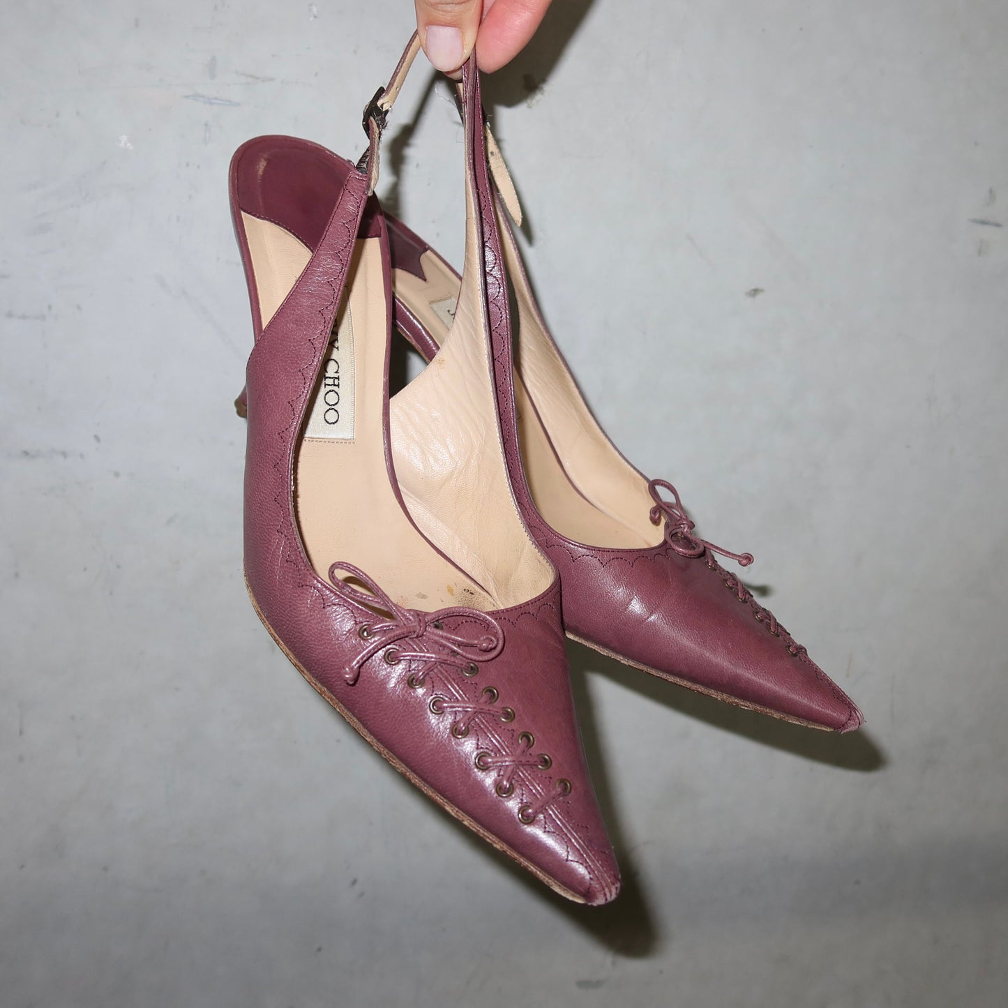 Jimmy Choo Leather Heels (40.5)
