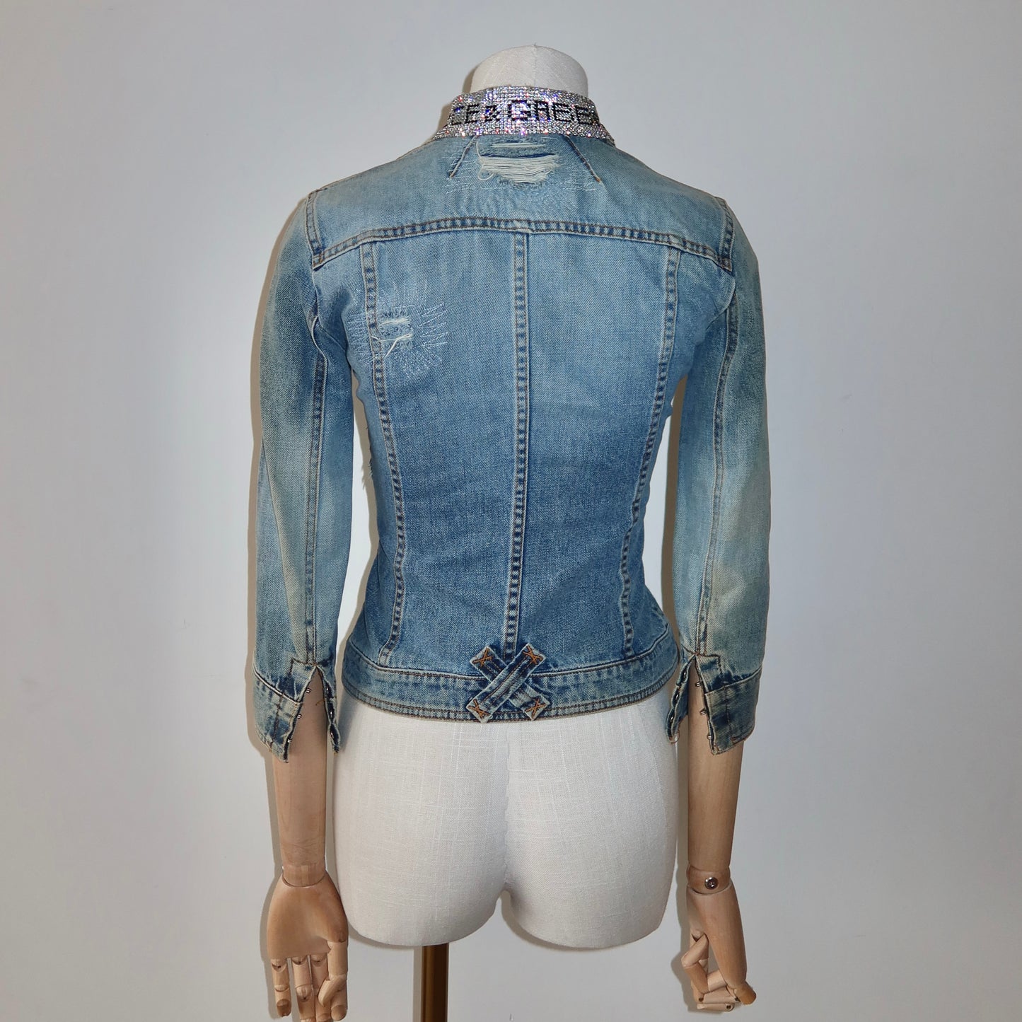 Dolce & Gabbana Rhinestone Denim Jacket