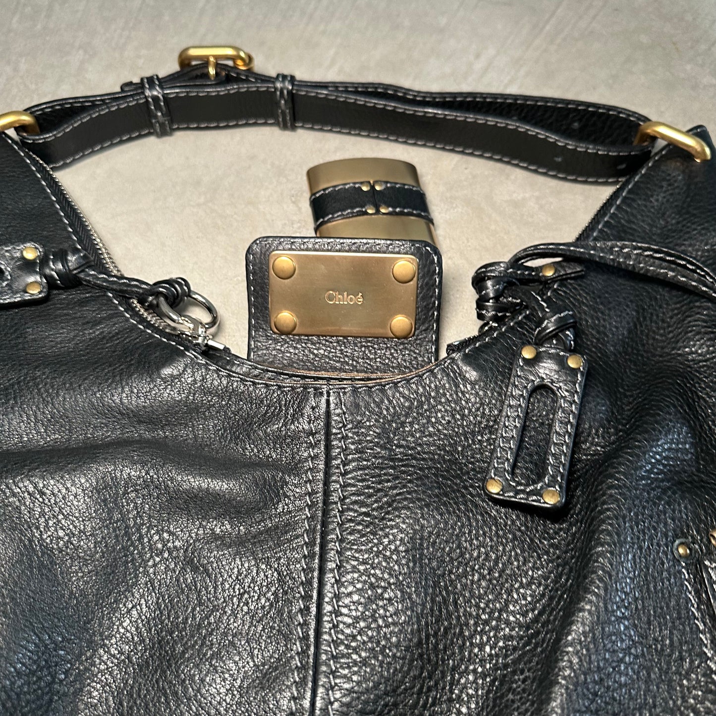 Chloe Black Crescent Paddingon