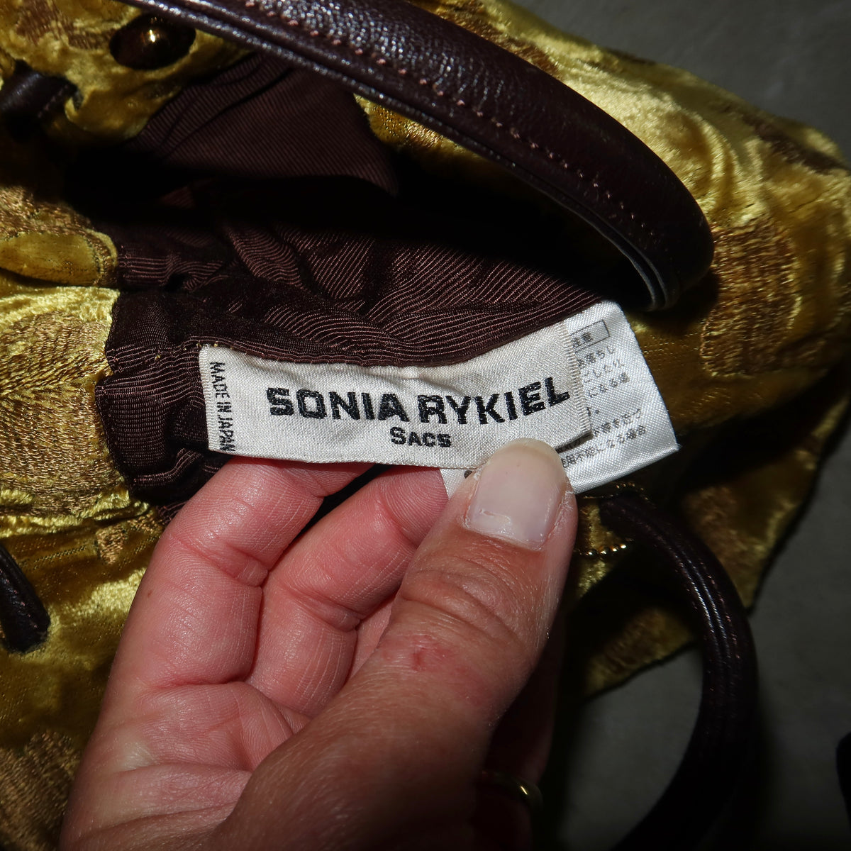 Sonia Rykiel Velvet Bag