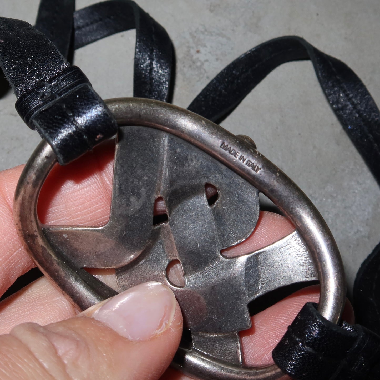 YSL AW2003 Leather Belt