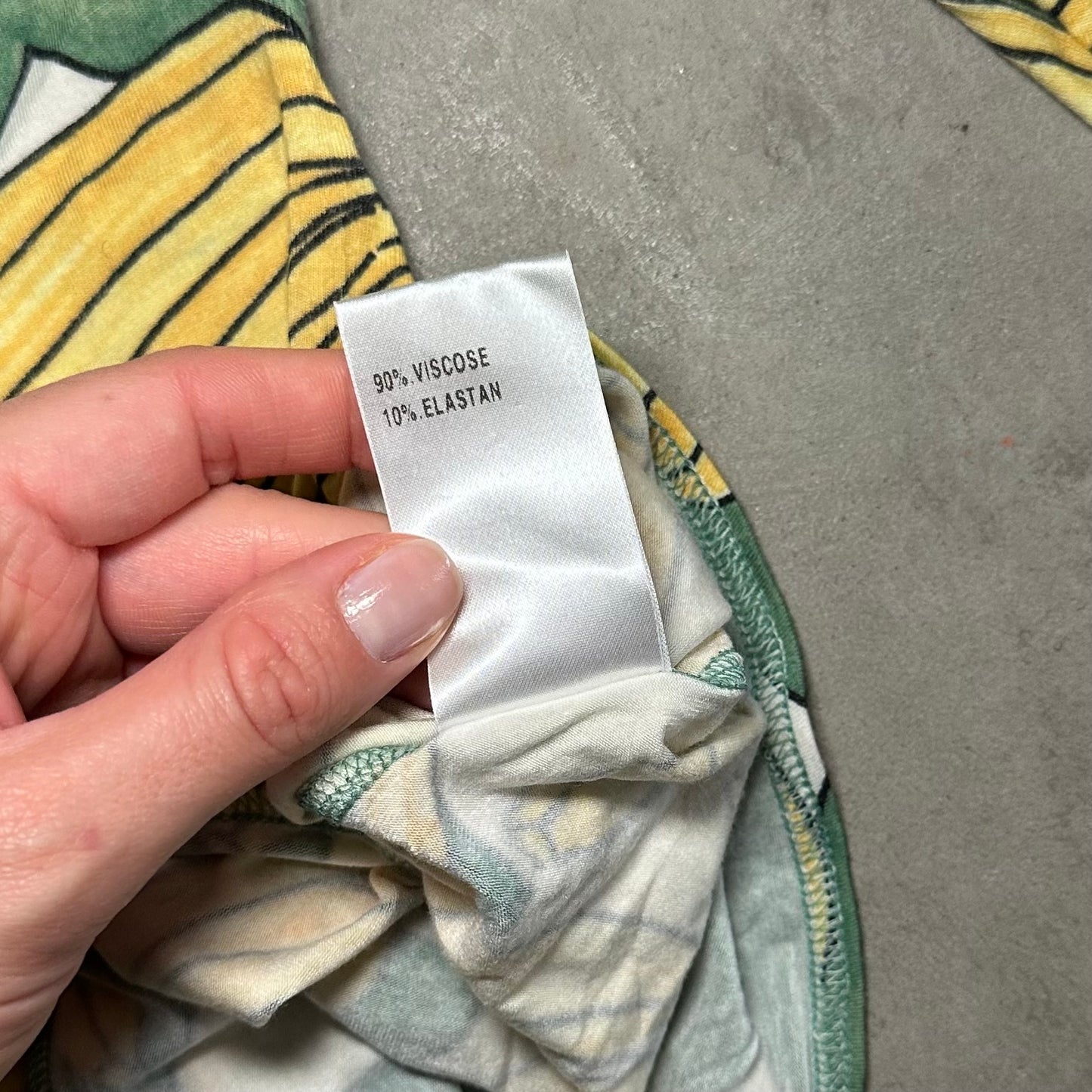 Chloé Rare SS2004 Banana Cut Out Top