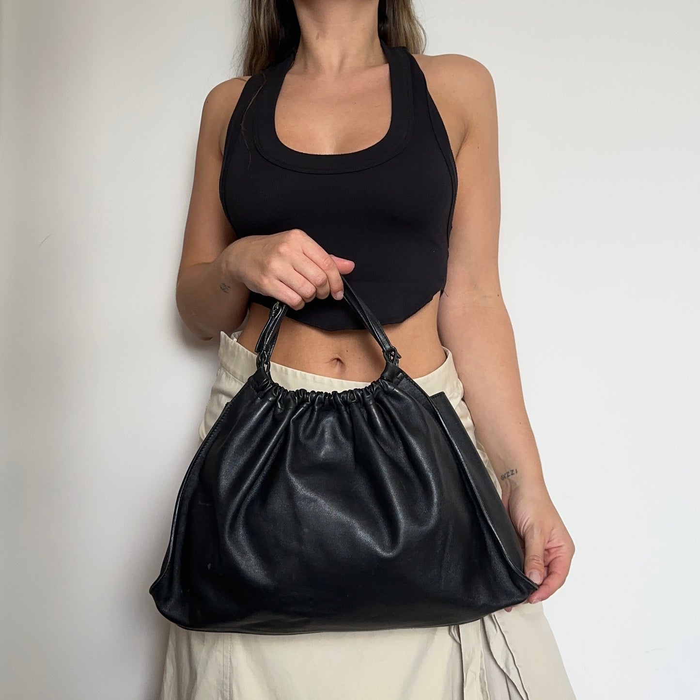 Gucci by Tom Ford Black Leather 'Blondie' Bag