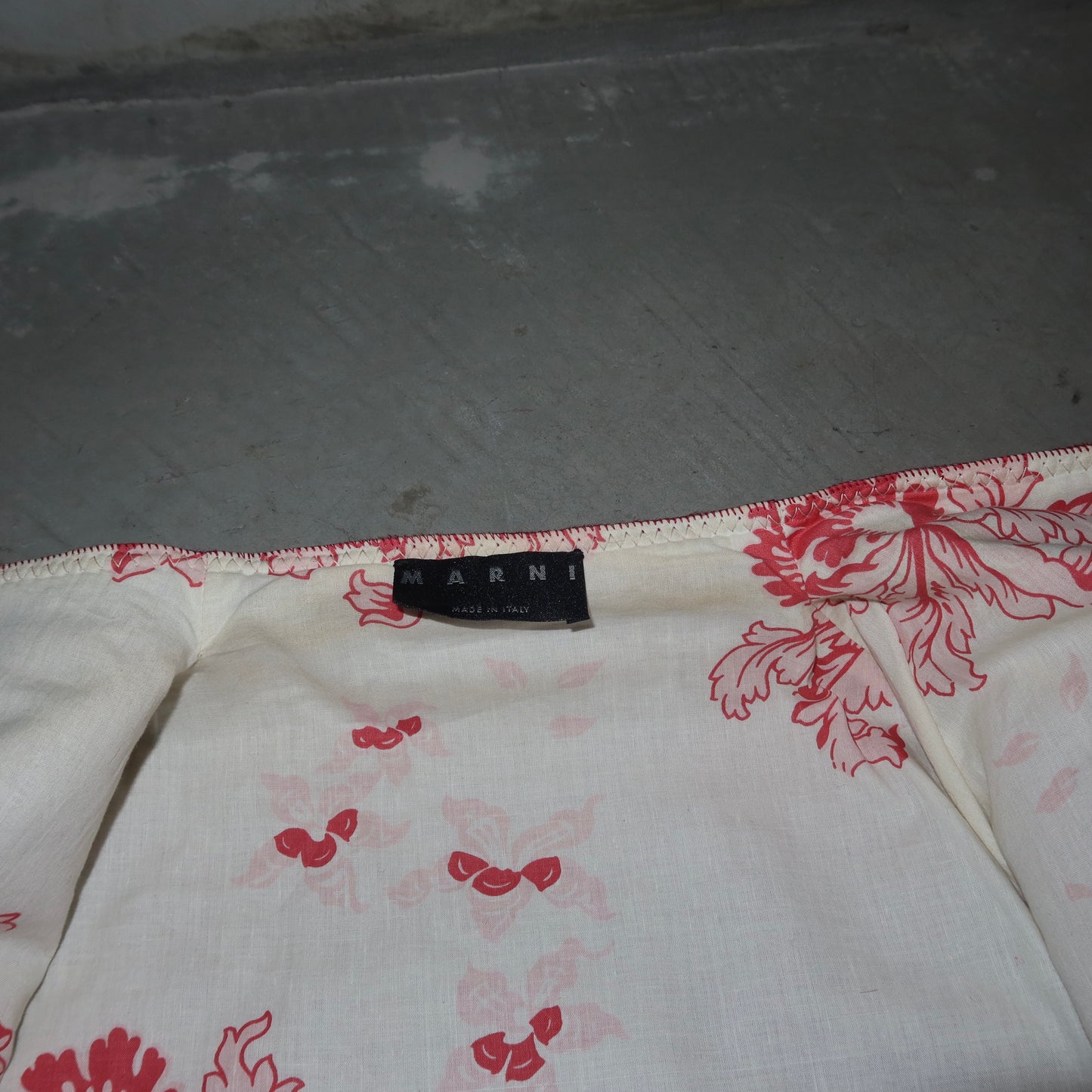 Marni Red Cowhide Jacket