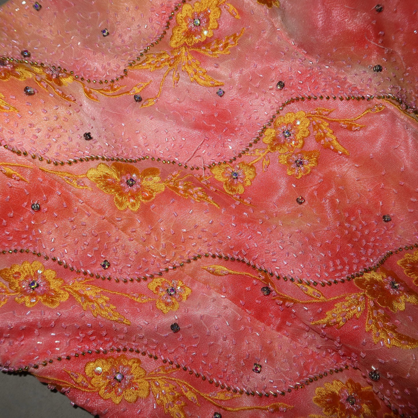 YVE London Beaded Silk Dress