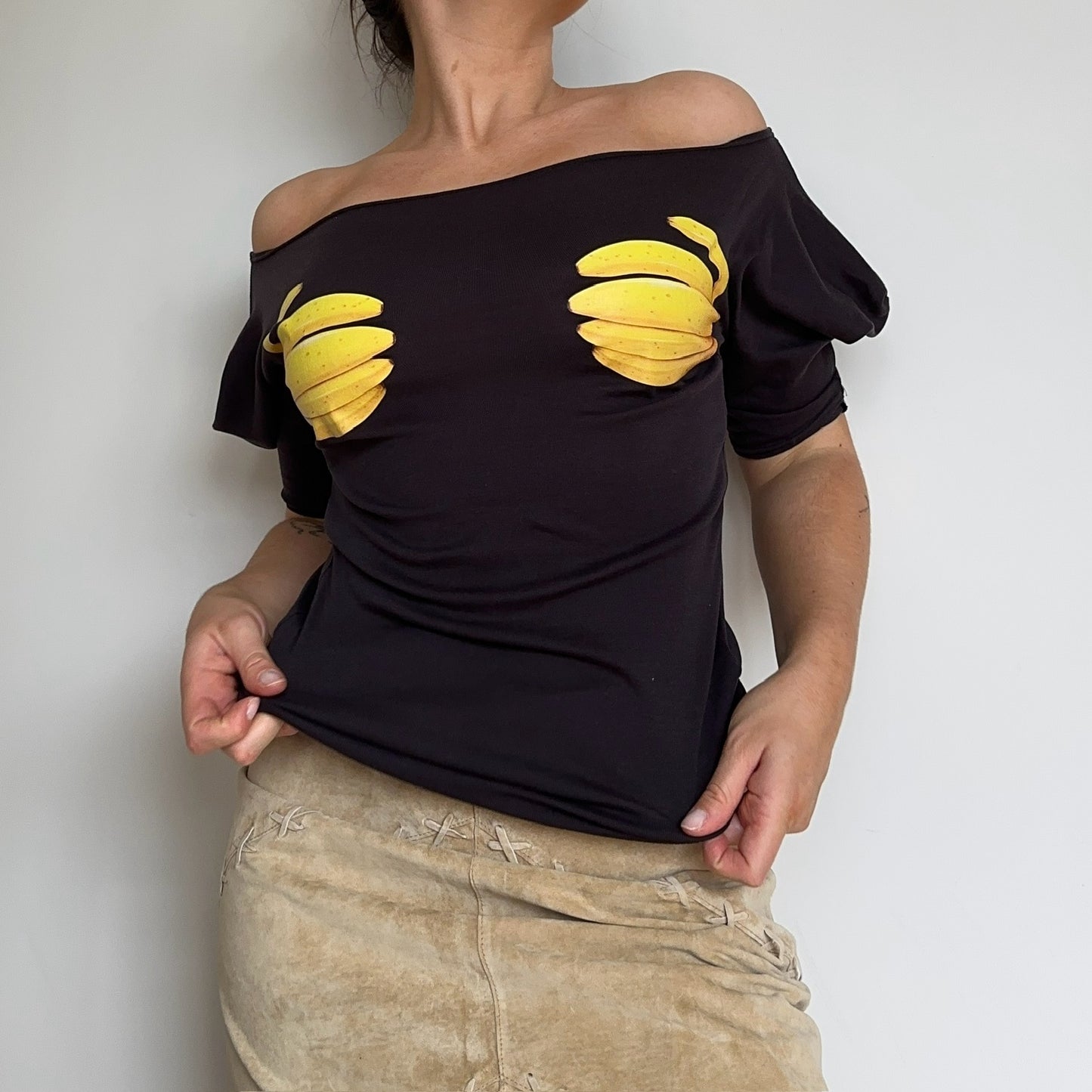 Chloé SS2001 ‘Keep Your Bananas Off My Melons’ Top