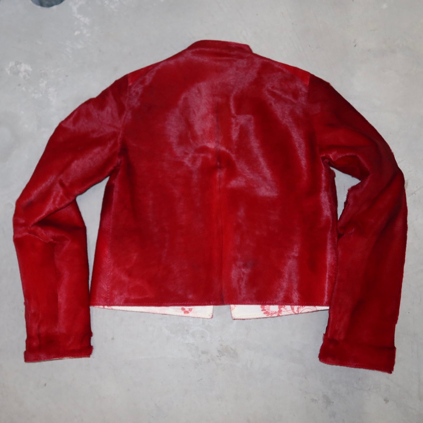 Marni Red Cowhide Jacket