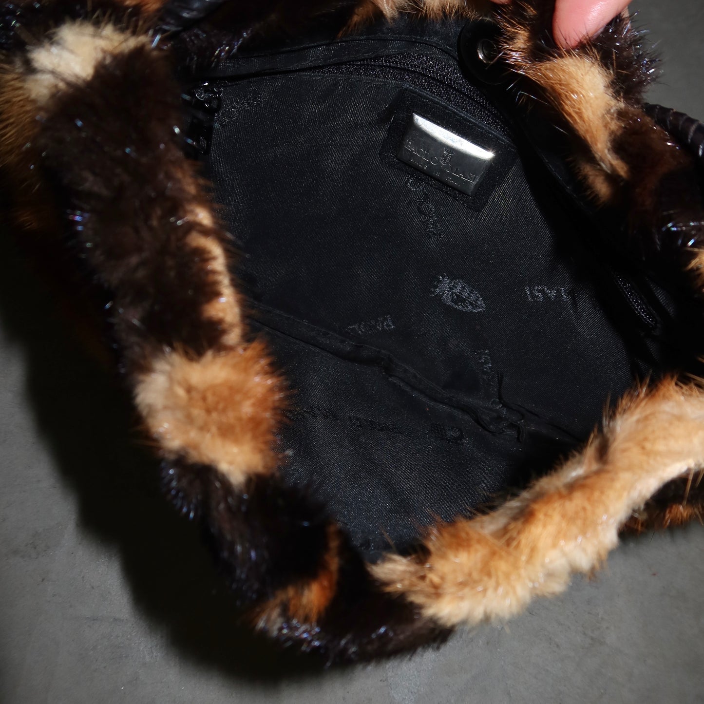 Vintage Italian Made Fur Bag