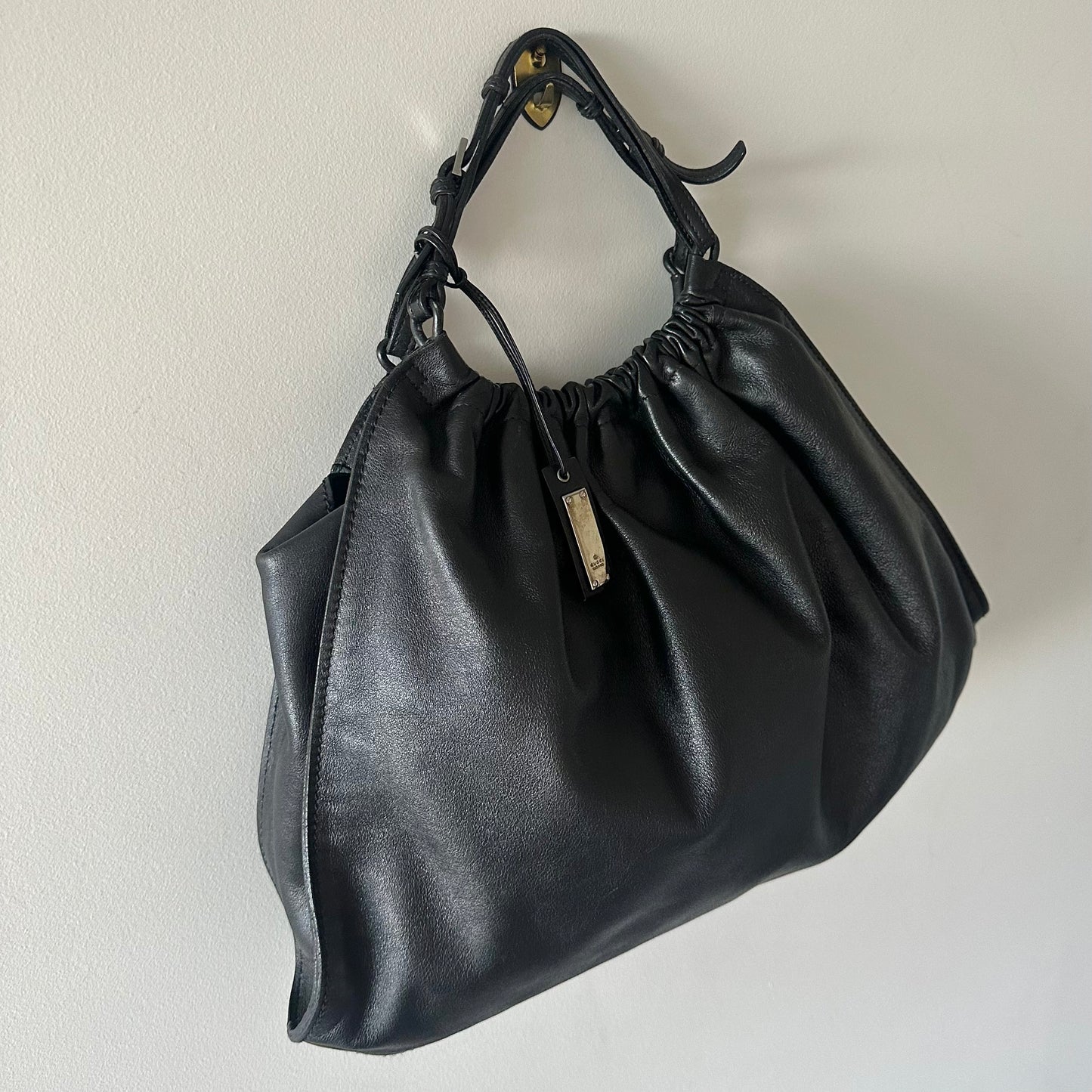 Gucci by Tom Ford Black Leather Bag