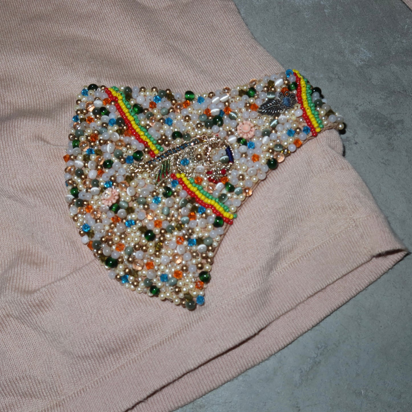 Chloé SS2002 Beaded Jumper