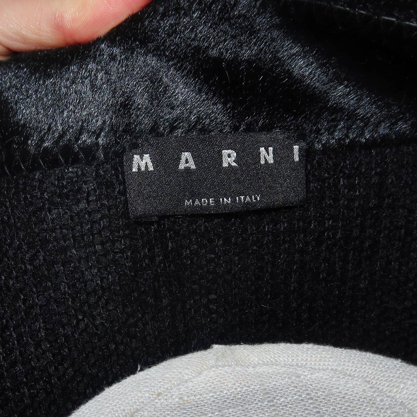 Marni Black Cowhide Coat