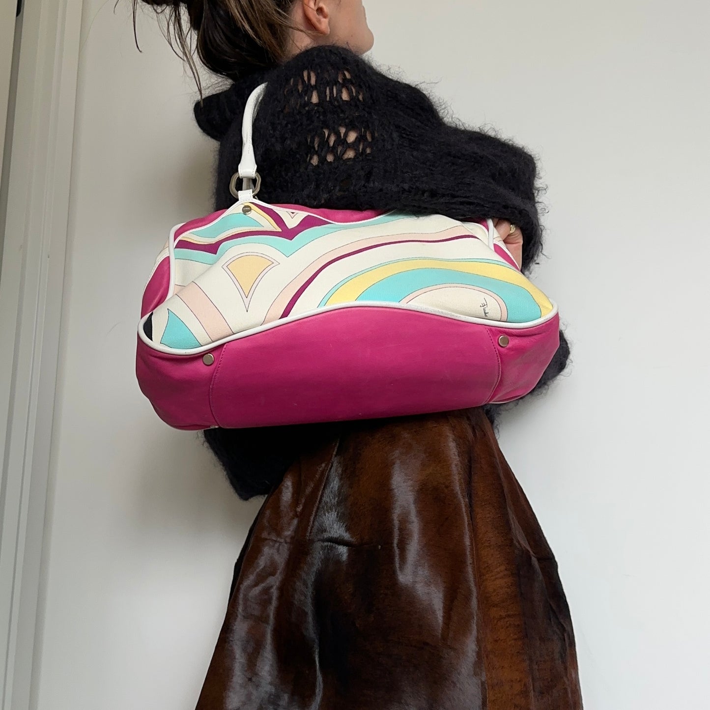 Emilio Pucci Large Printed Handbag