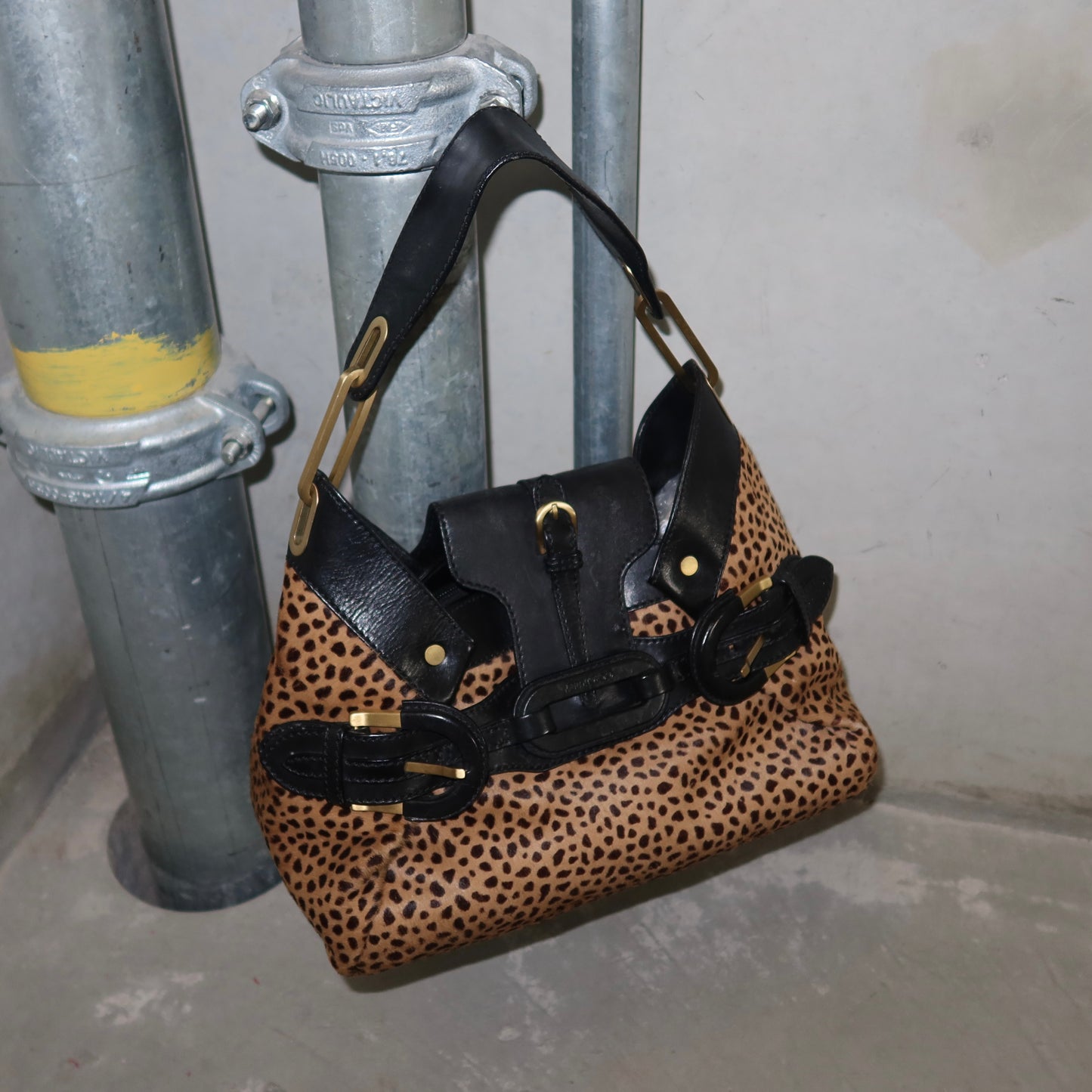 Jimmy Choo Pony Hair Cheetah Bag