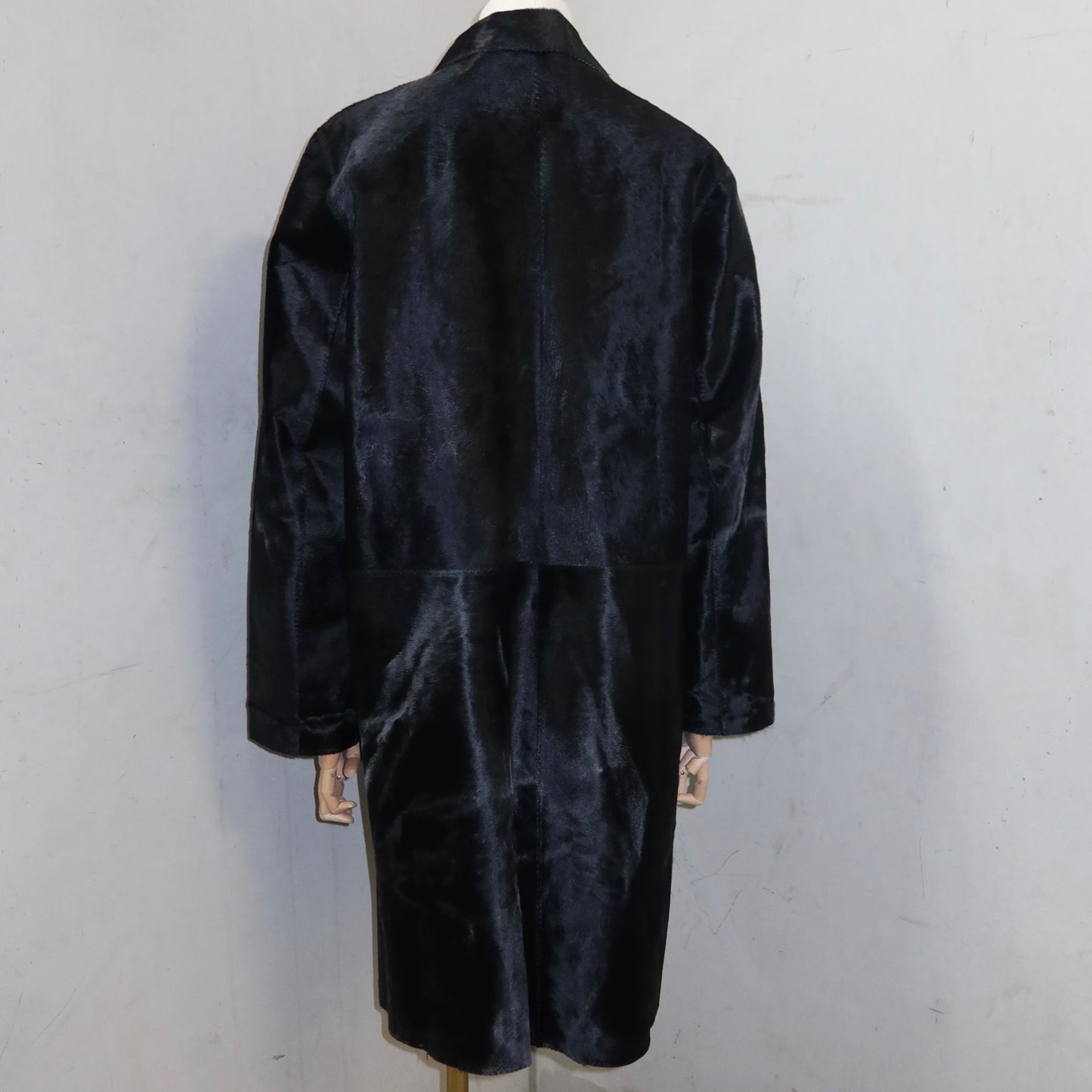Marni Black Cowhide Coat