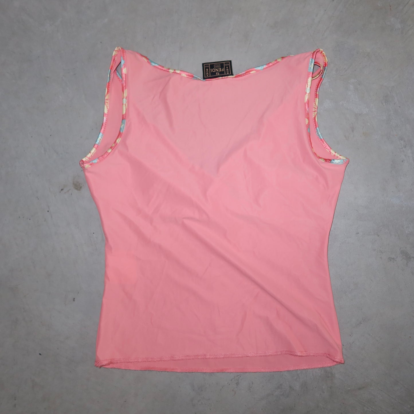 Fendi Pink Summer Tank Top
