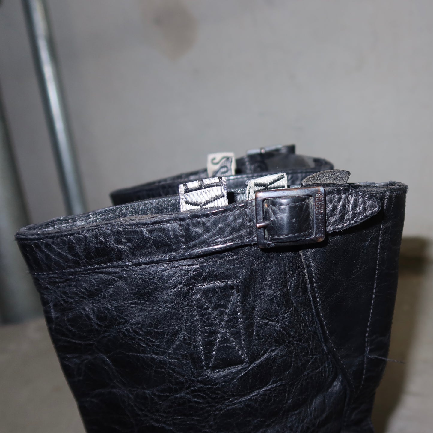 Dirk Bikkembergs Leather Motorcycle Boots (40)