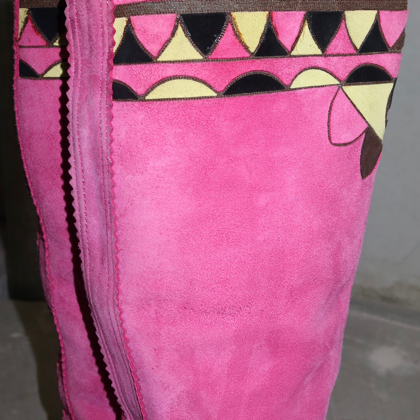 Emilio Pucci Pink Suede Boots (38)
