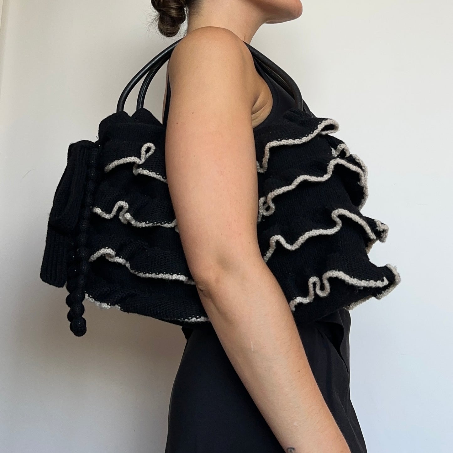 Sonia Rykiel Knitted Domino Bag