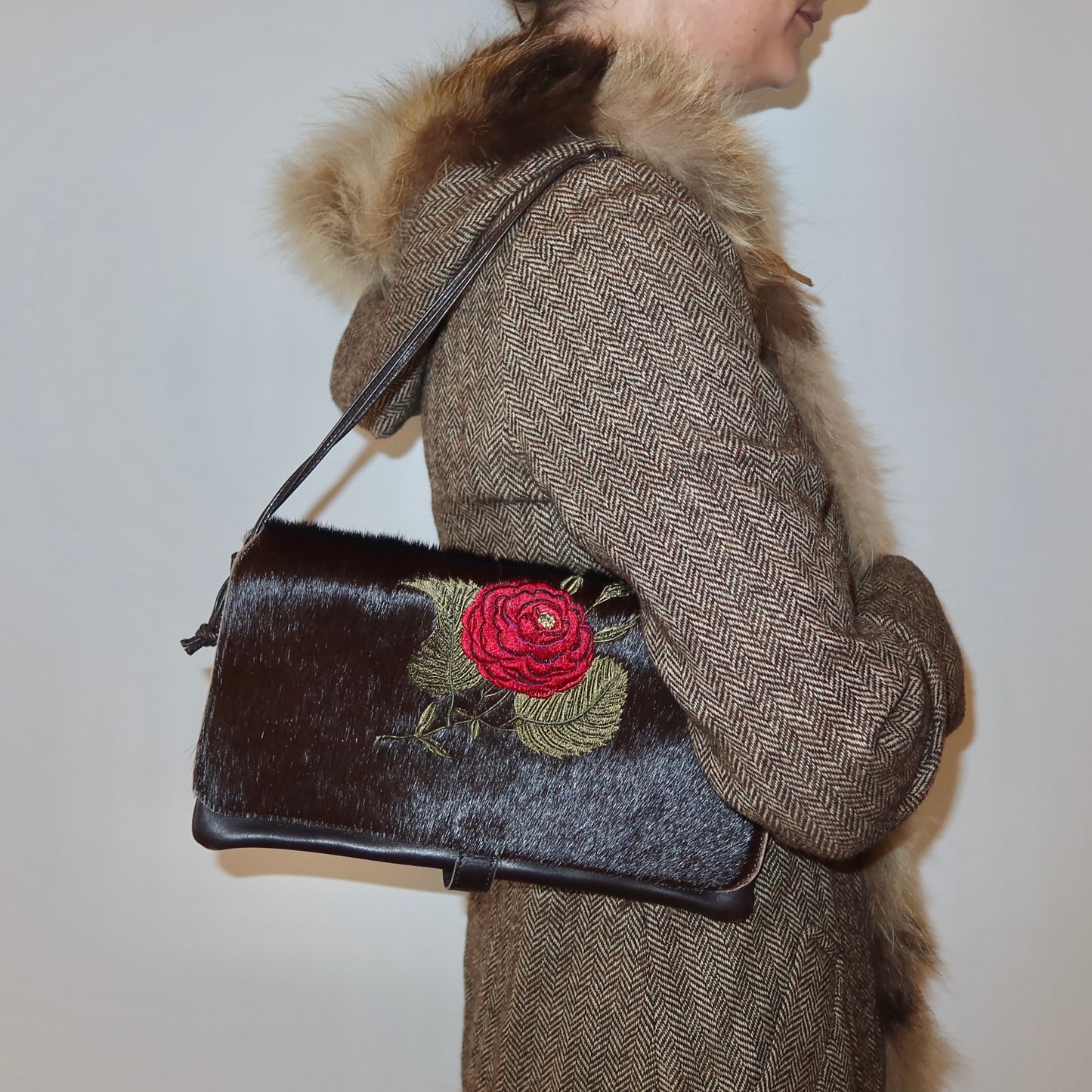 Jamin Puech Cowhide Shoulder Bag