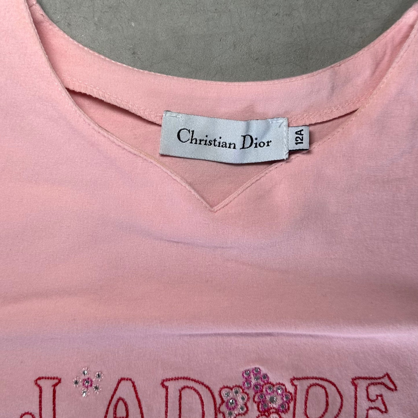 Dior Kids J’Adore Dior Baby Tee