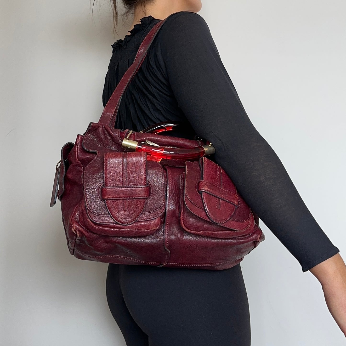 Chloé Brick Red Saskia Bag