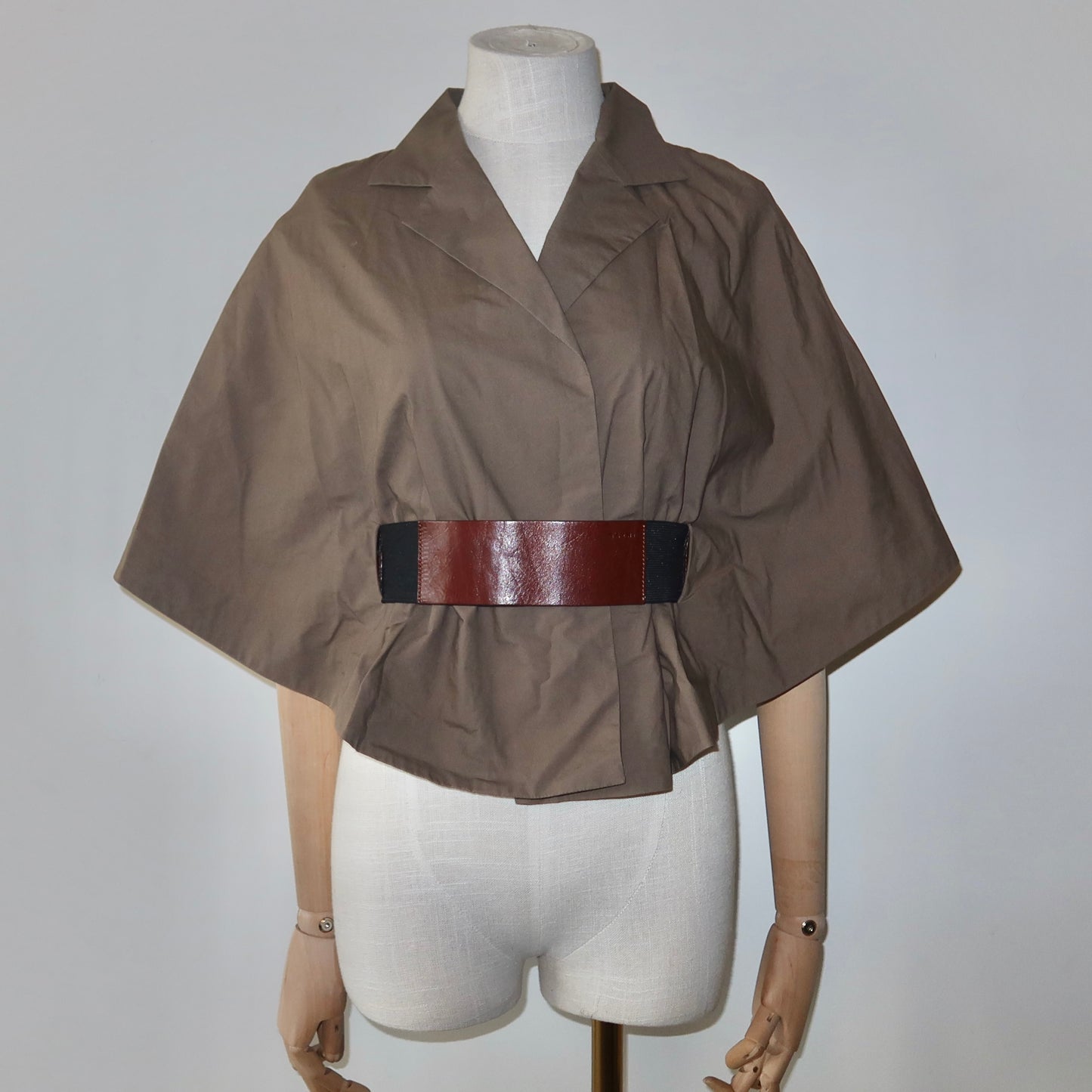 Marni Cotton Belted Cape
