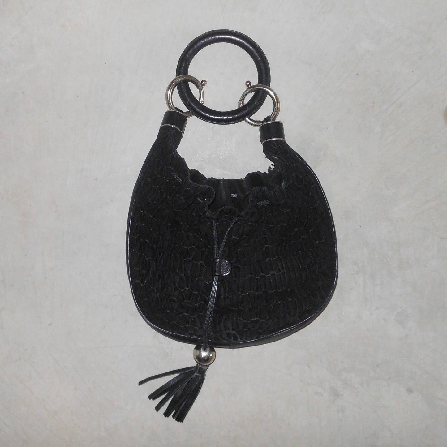 Chloé Black Suede Bracelet Bag