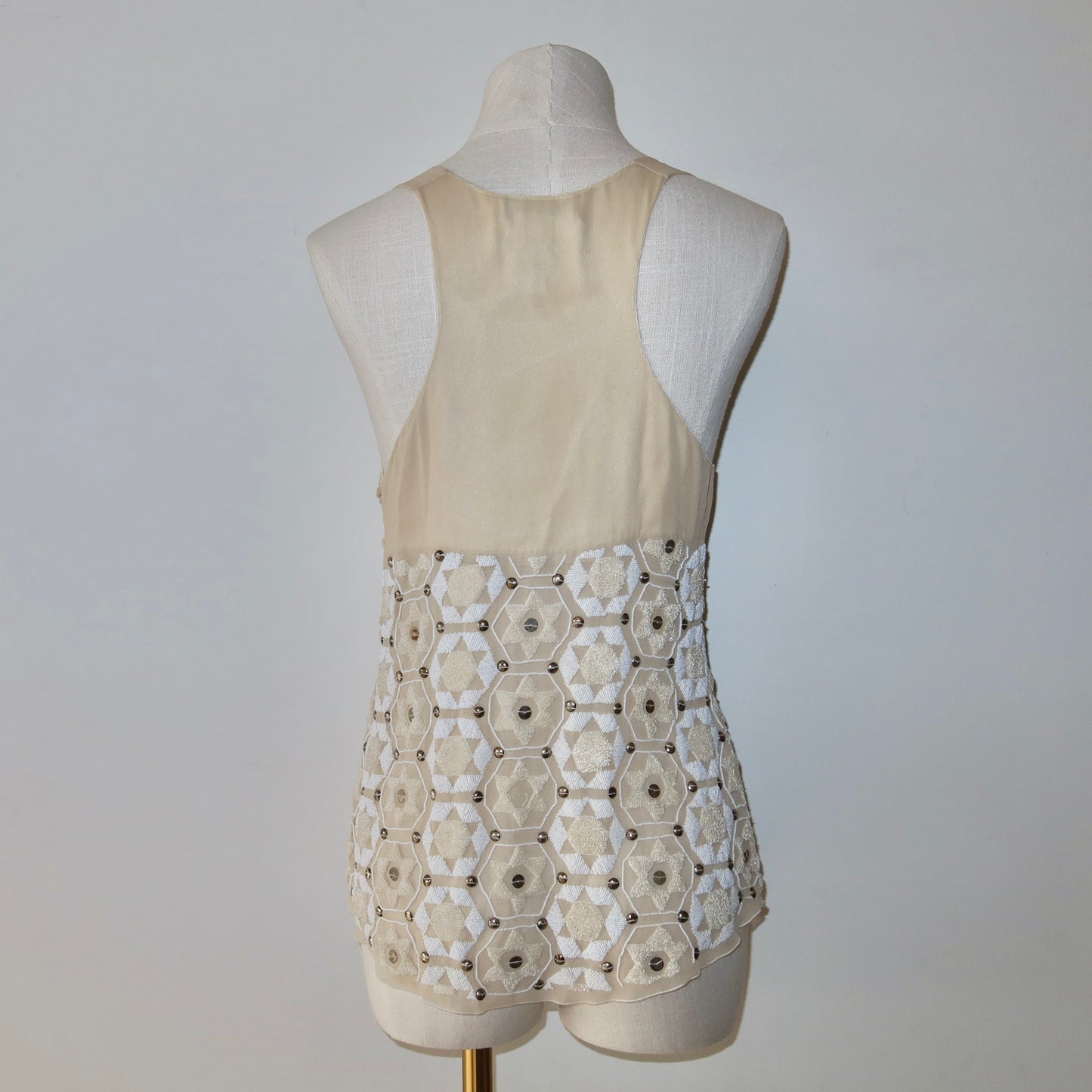Chloé SS2004 Beaded Camisole Top