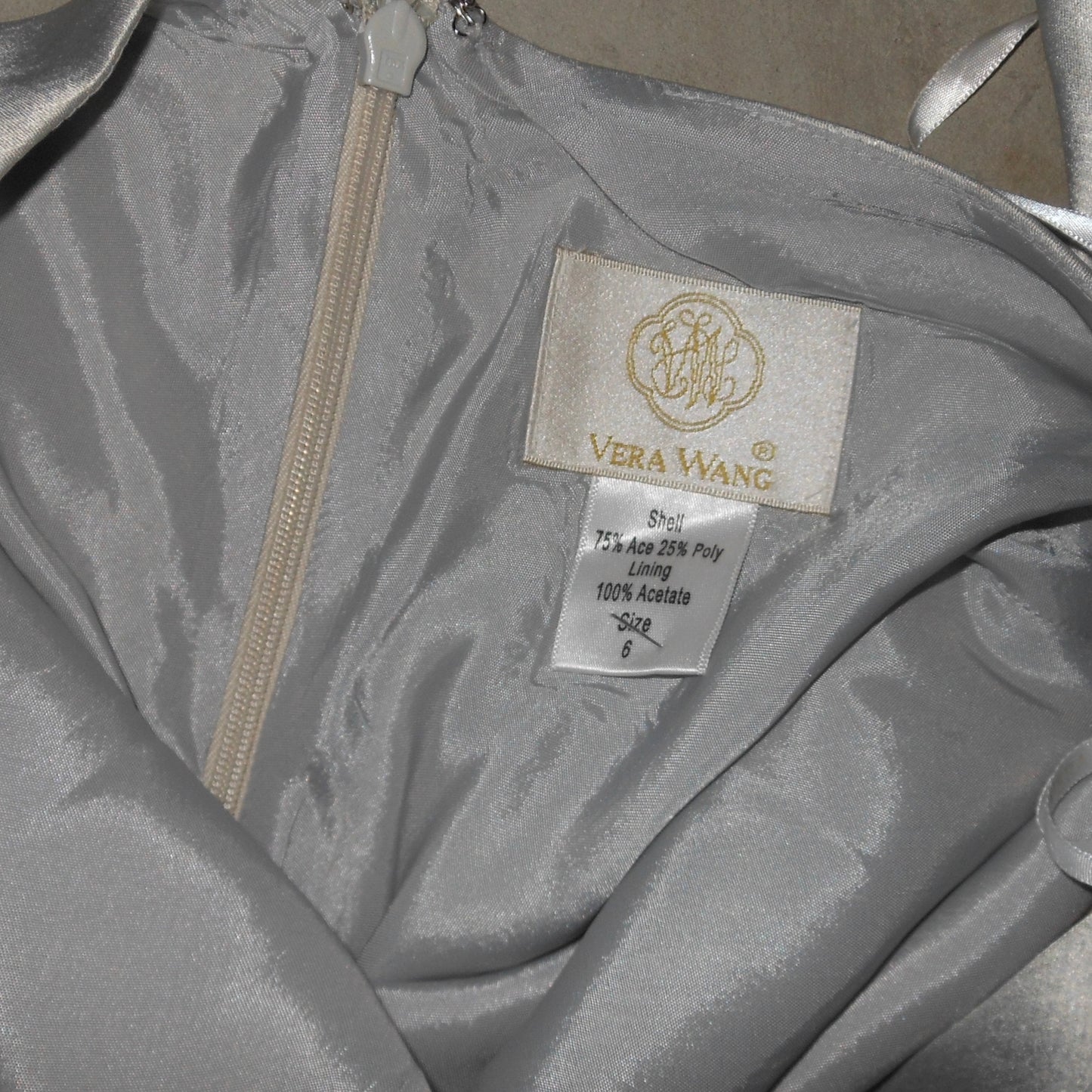 Vera Wang Silver Dress (seen on Blair Waldorf in Gossip Girl pilot ep)