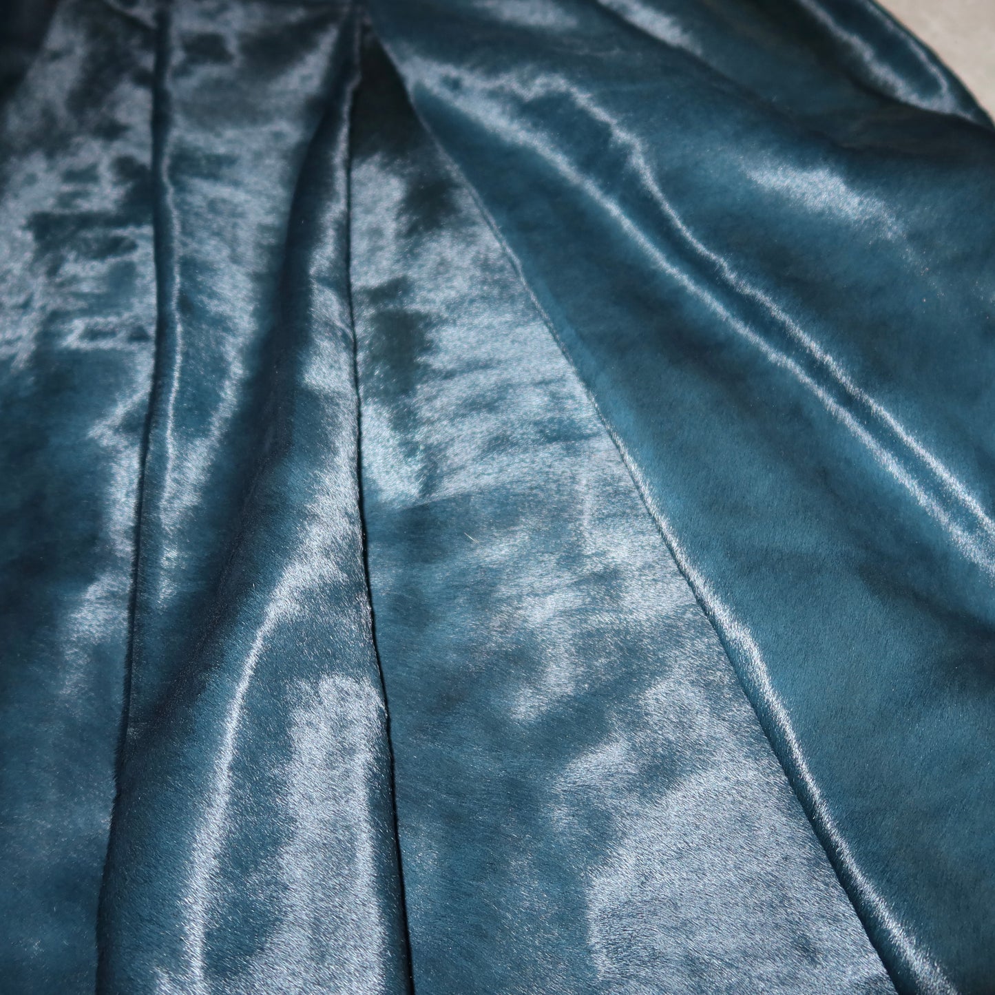 Marni Blue Cowhide Skirt