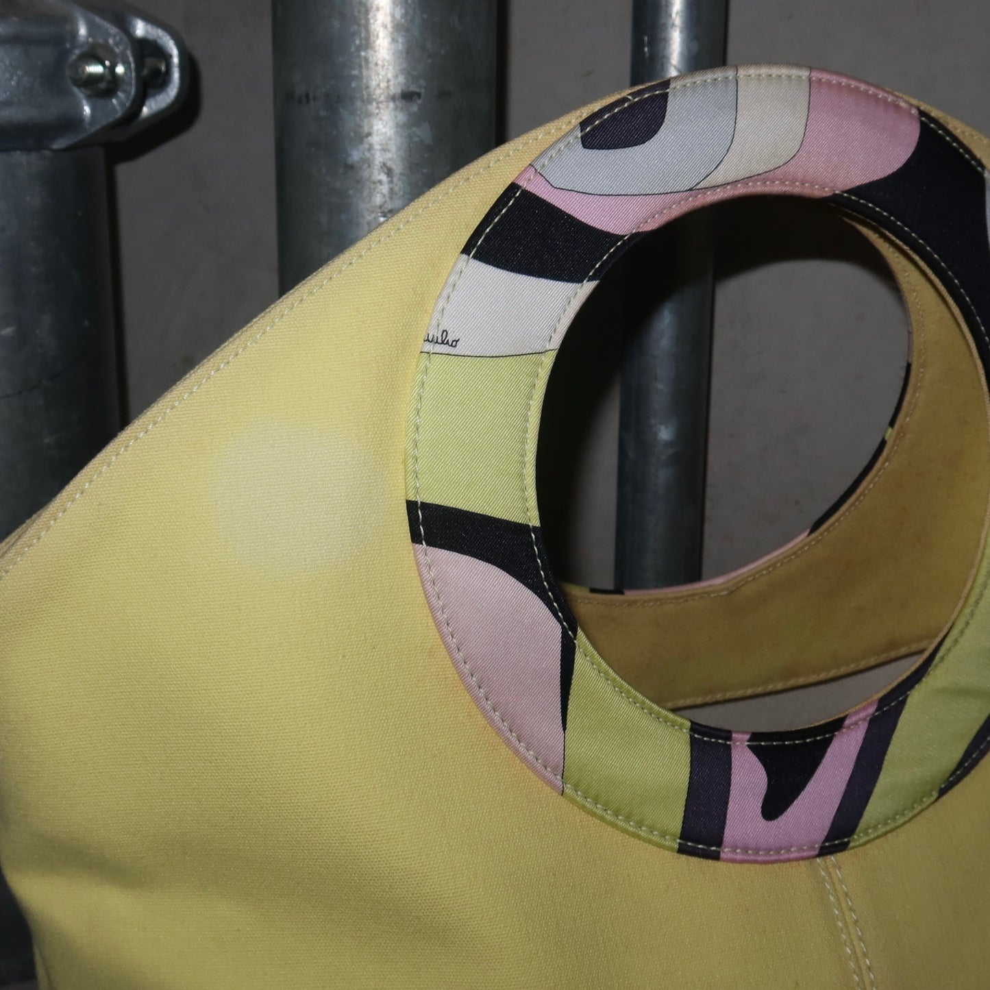 Emilio Pucci Large Yellow Bag