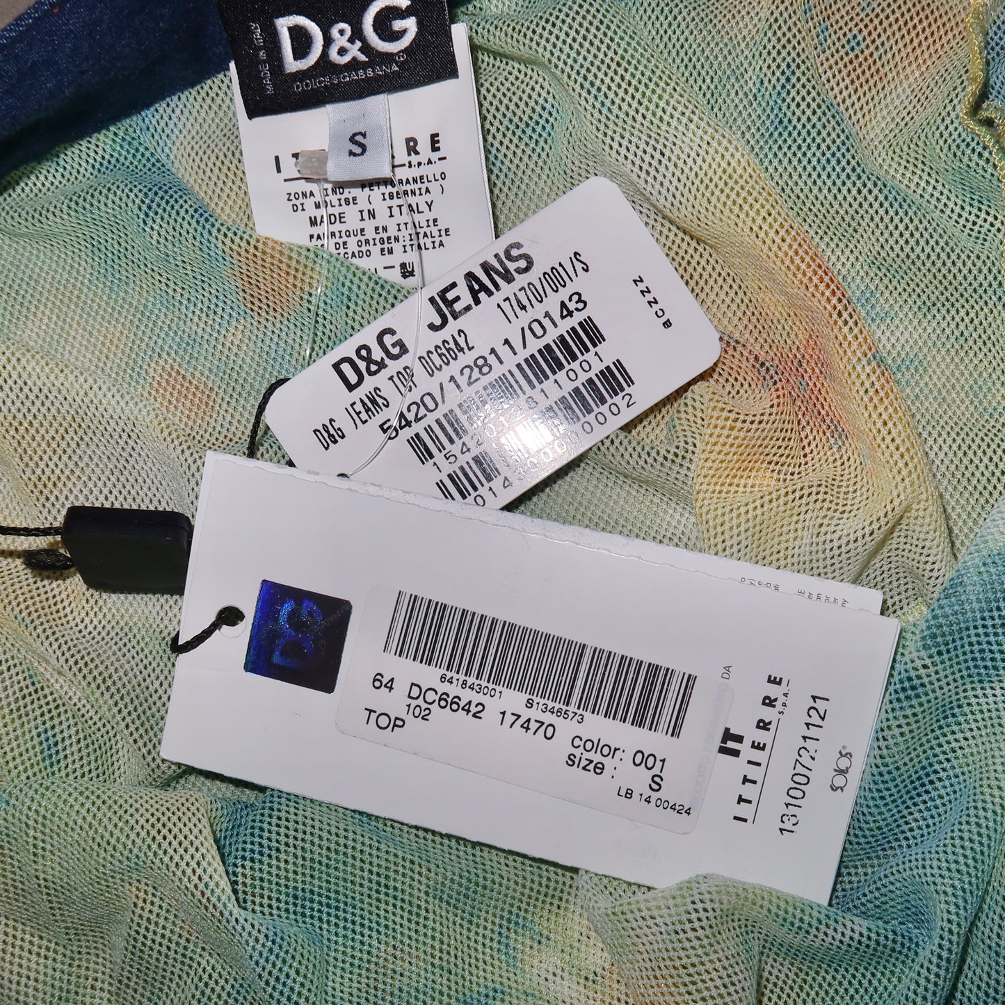 D&G Mesh One Shoulder Top (BNWT)