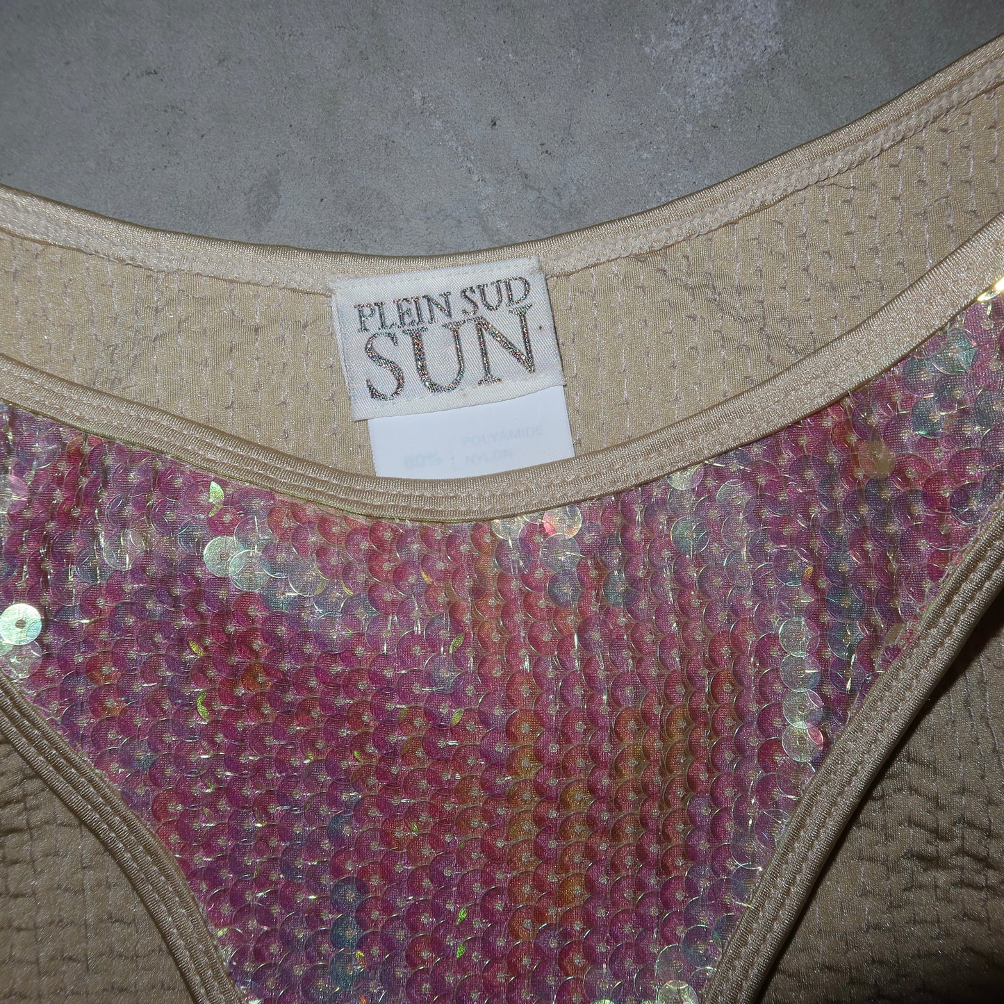 Plein Sud Iridescent Sequin Bikini