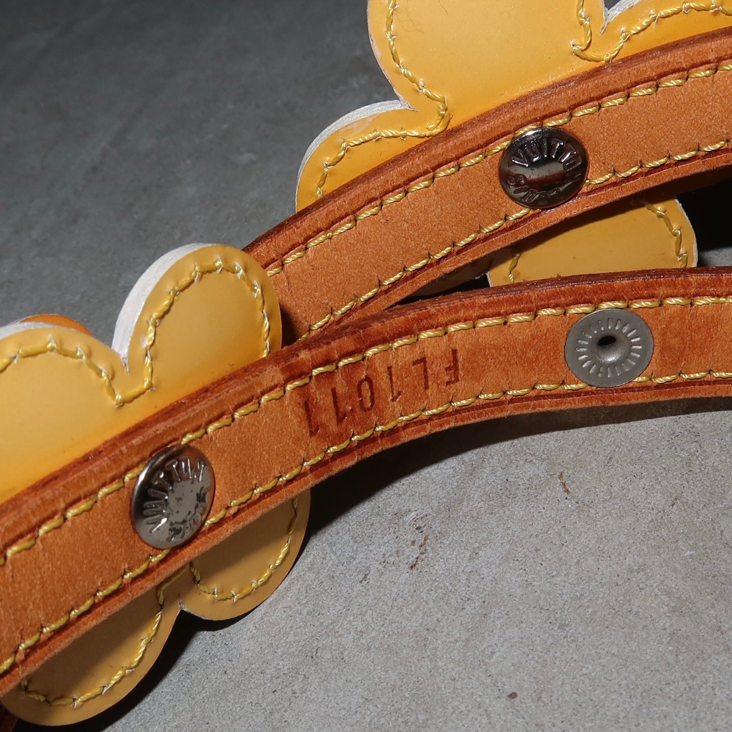 Louis Vuitton Vernis Lexington Flower Belt