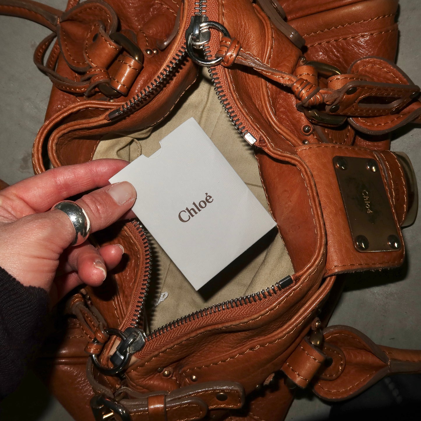 Chloé Chestnut Leather Paddington